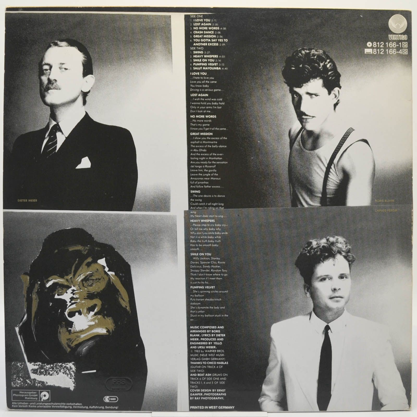 Yello — You Gotta Say Yes To Another Excess, 1983