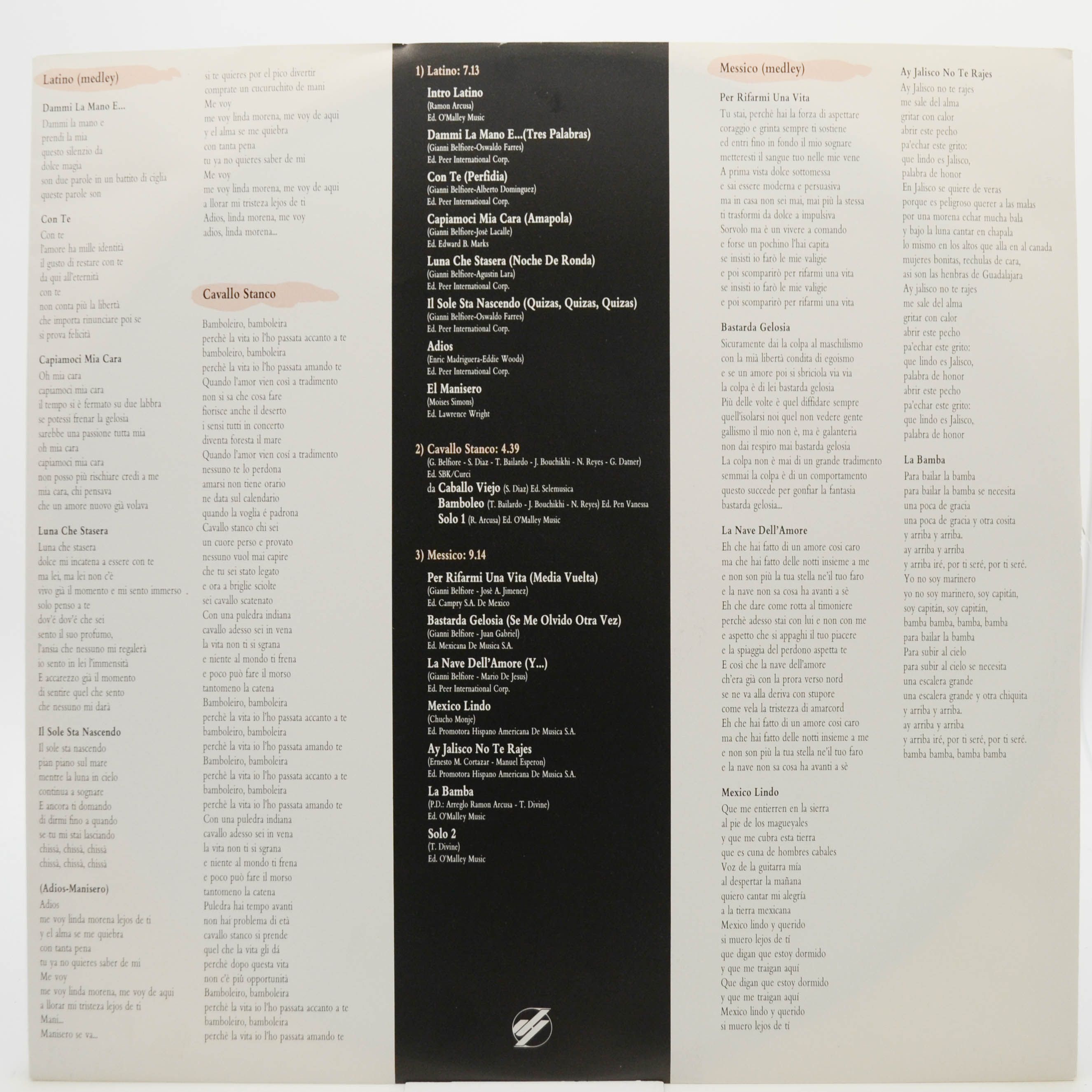 Julio Iglesias — Latinamente, 1989