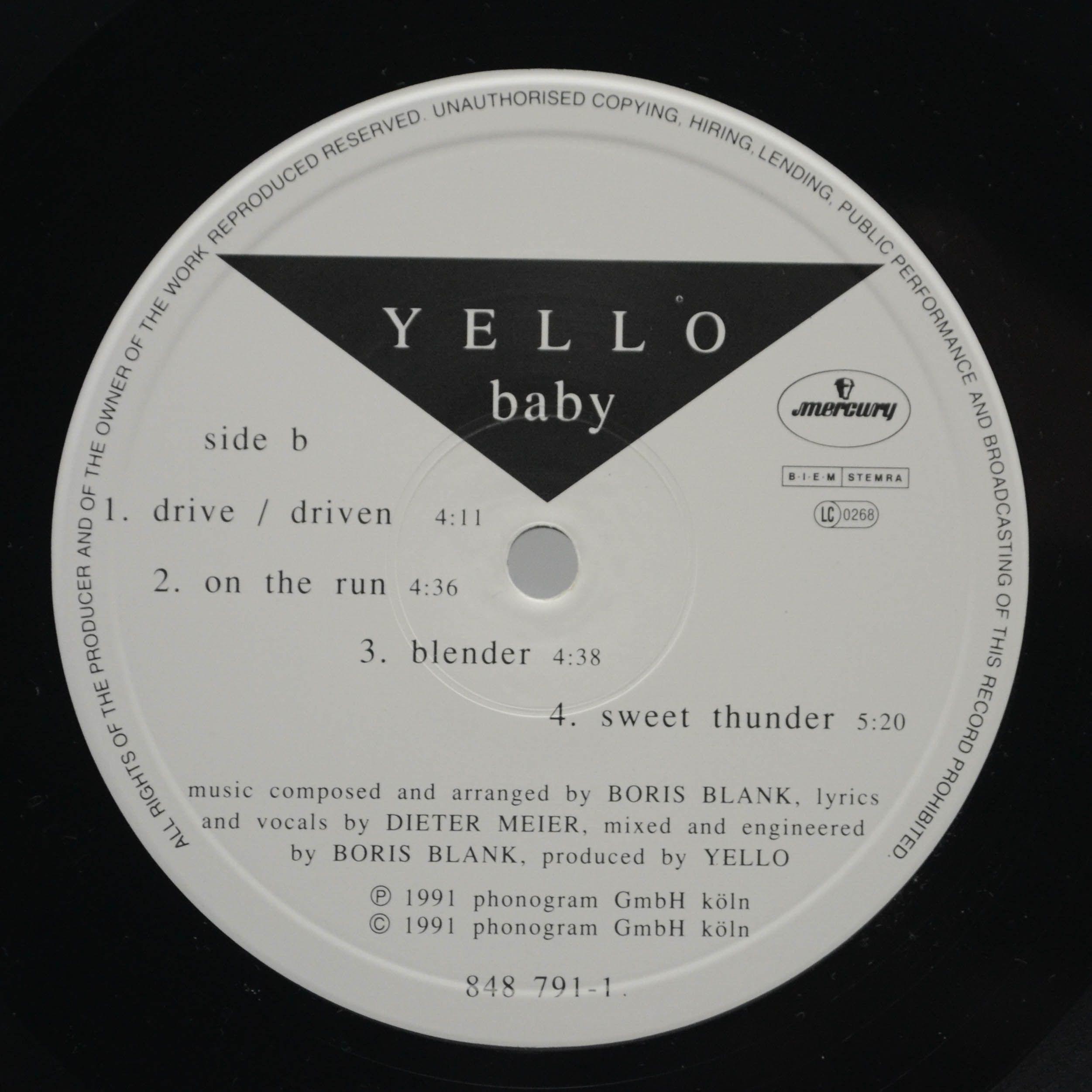Yello — Baby, 1991