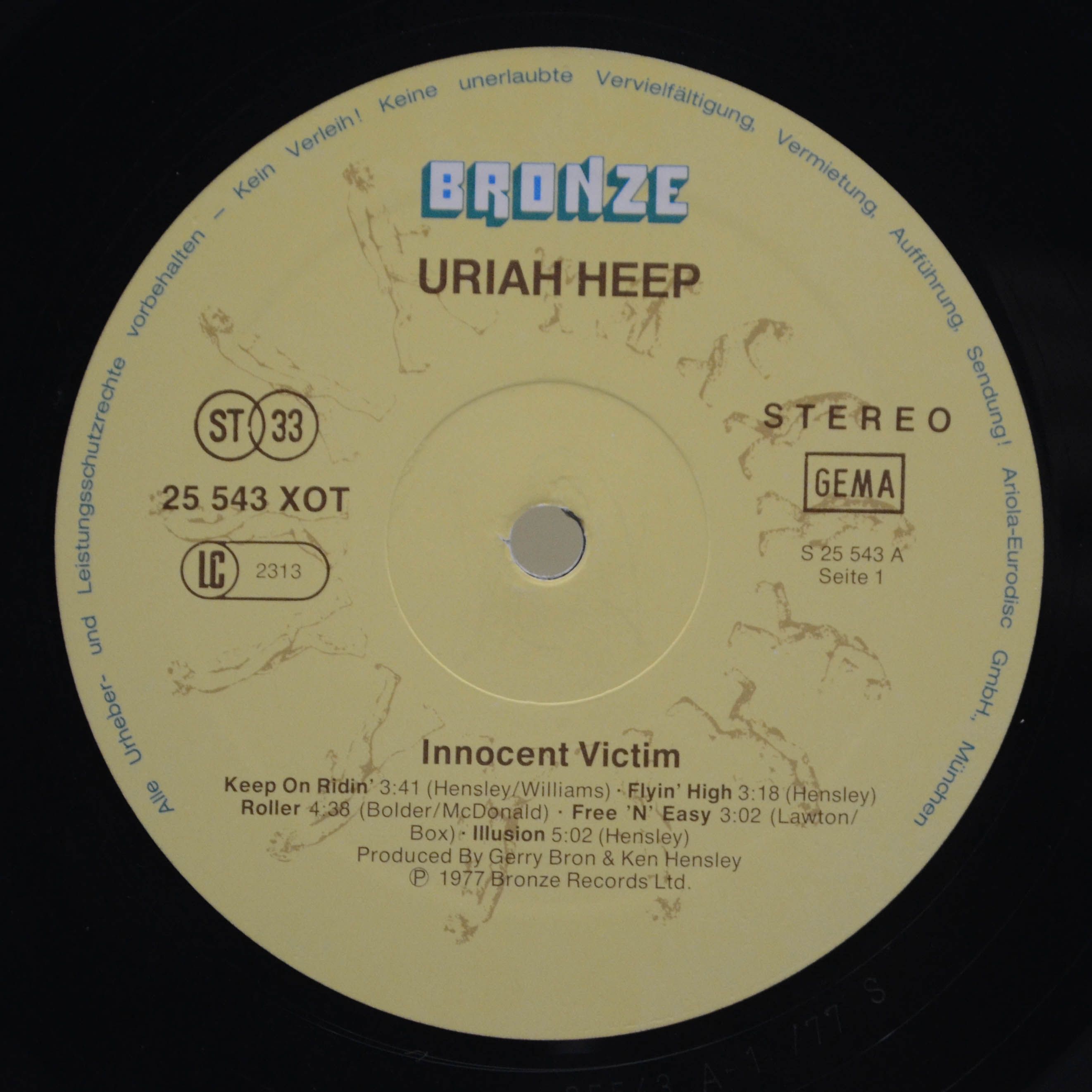 Uriah Heep — Innocent Victim, 1977