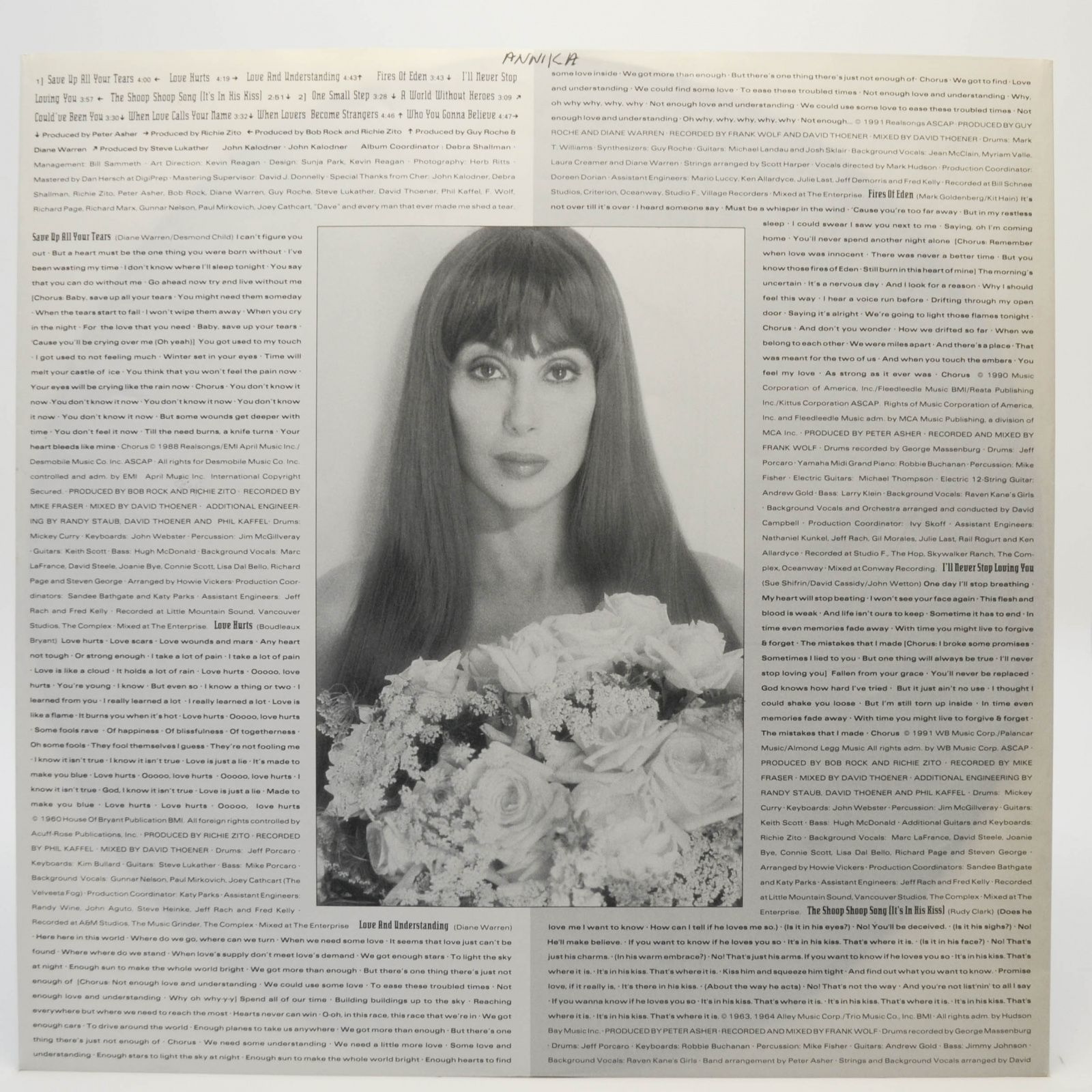 Cher — Love Hurts, 1991