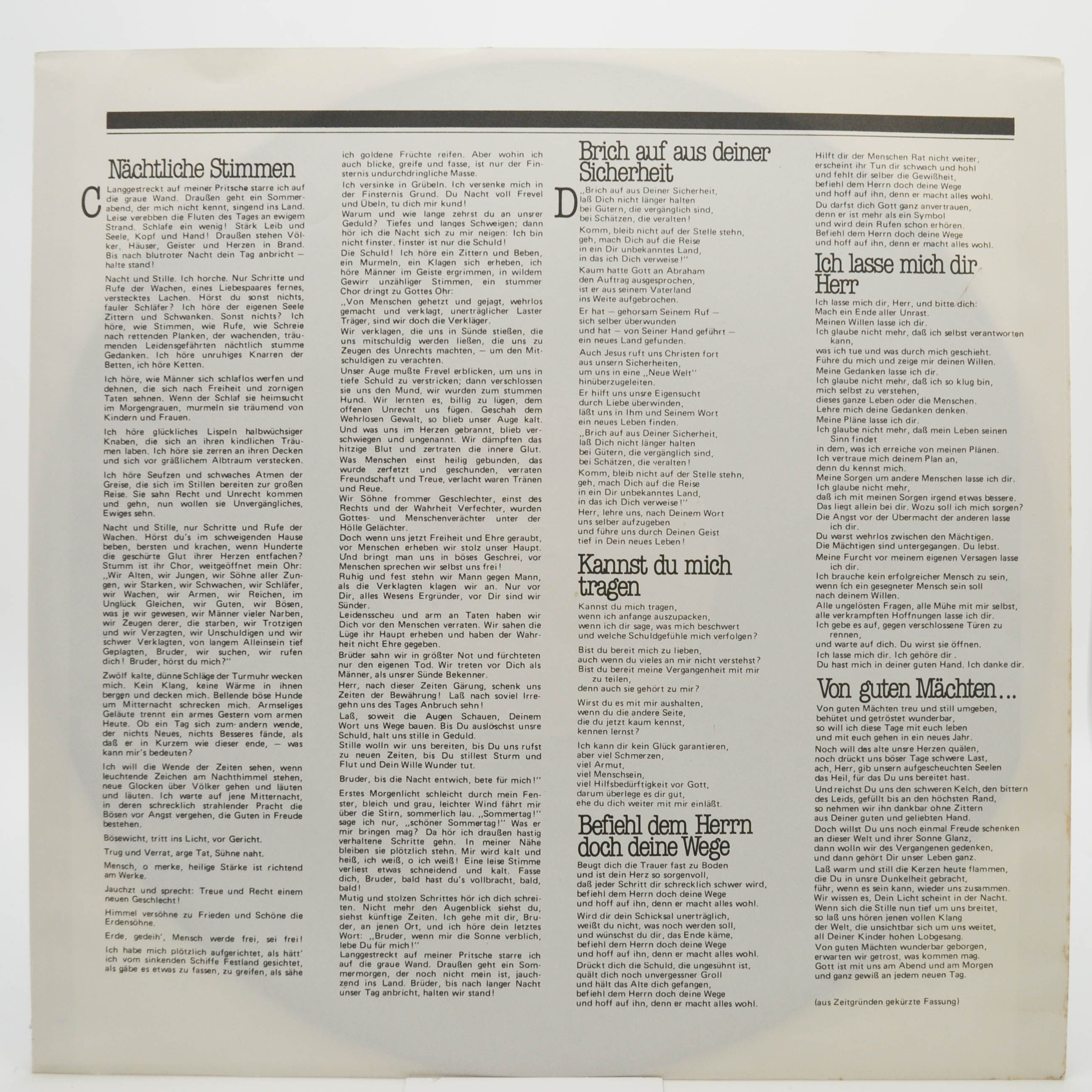 Виниловая пластинка Siegfried Fietz — In Concert (2LP), 1980