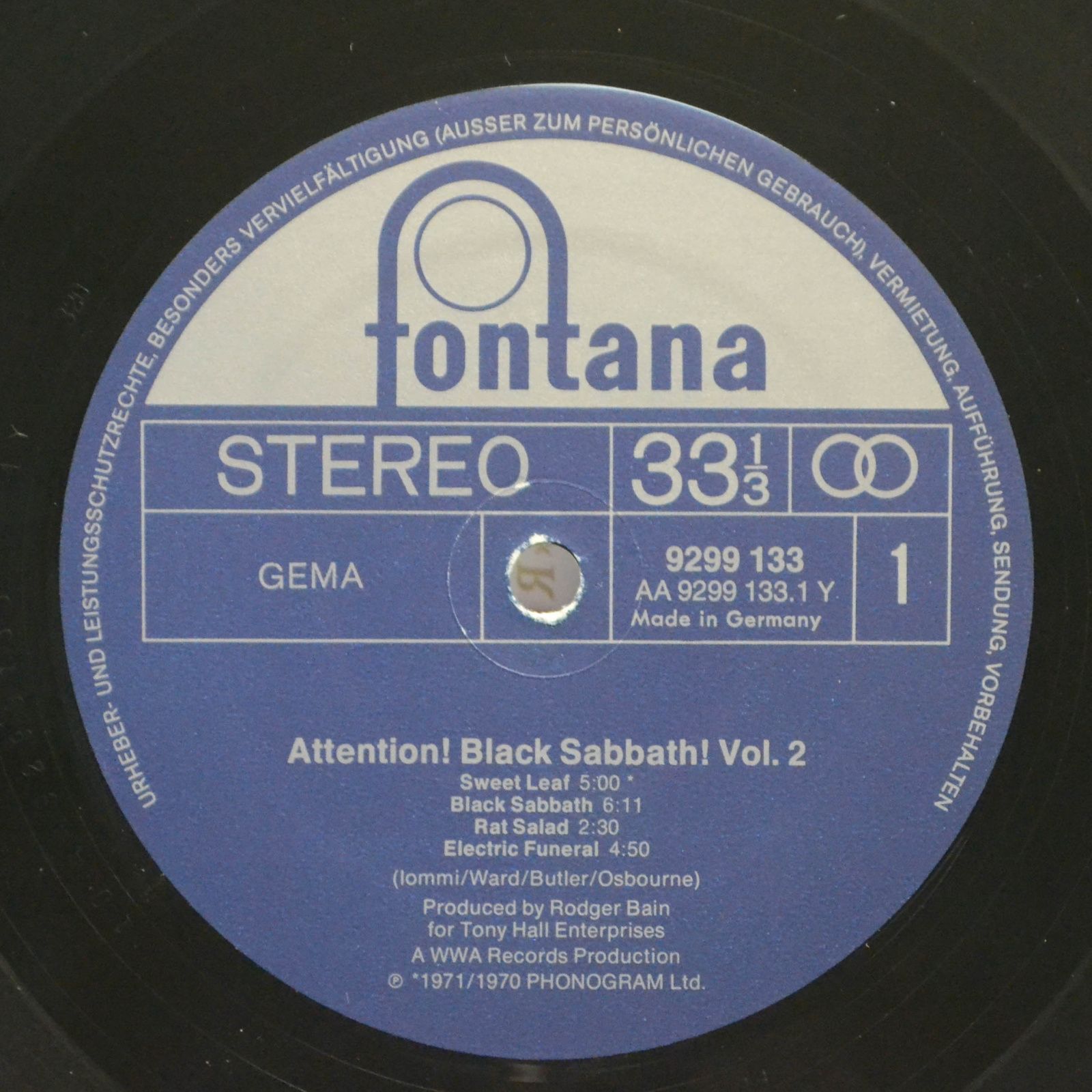 Black Sabbath — Attention! Black Sabbath Vol. 2, 1974