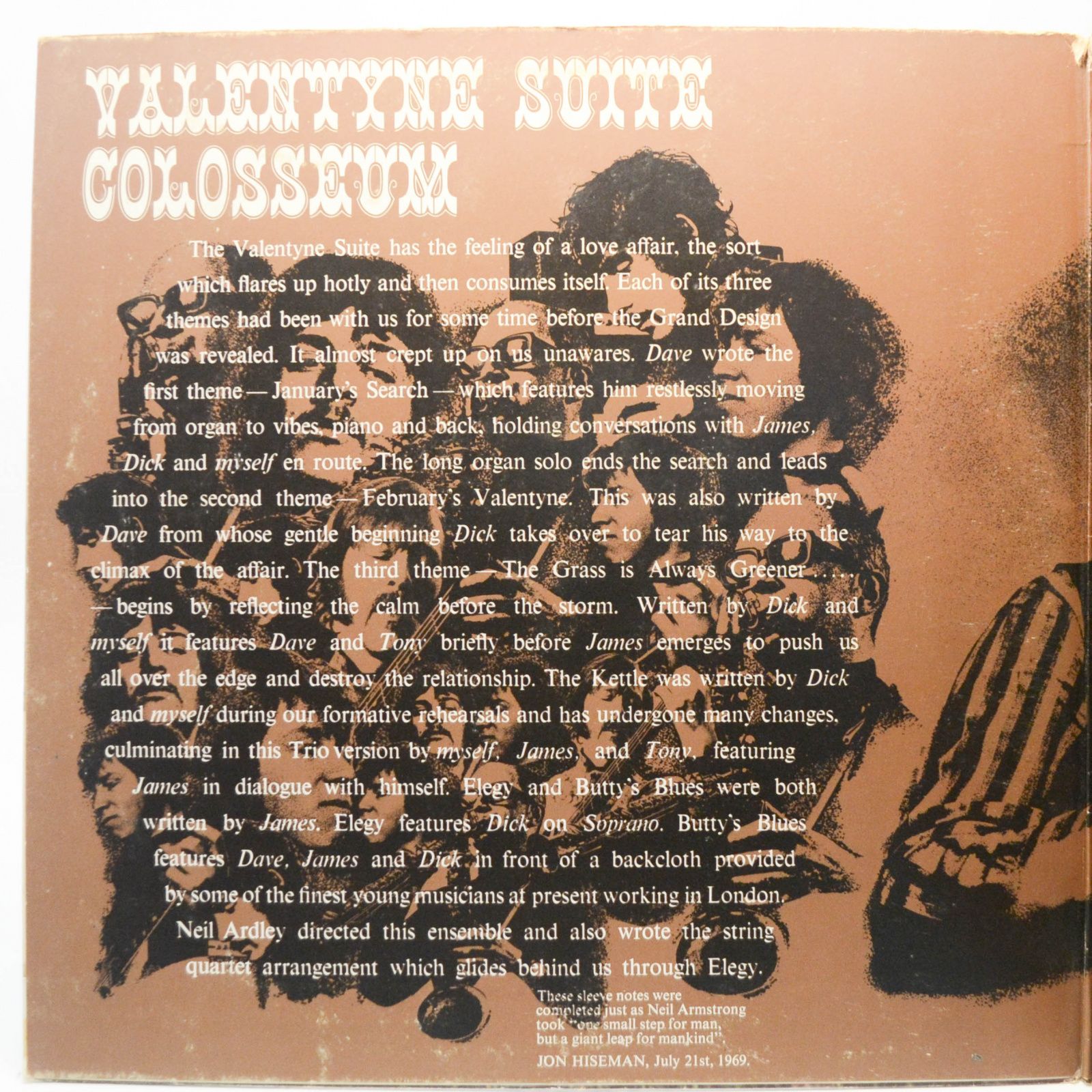 Виниловая пластинка Colosseum — Valentyne Suite, 1969