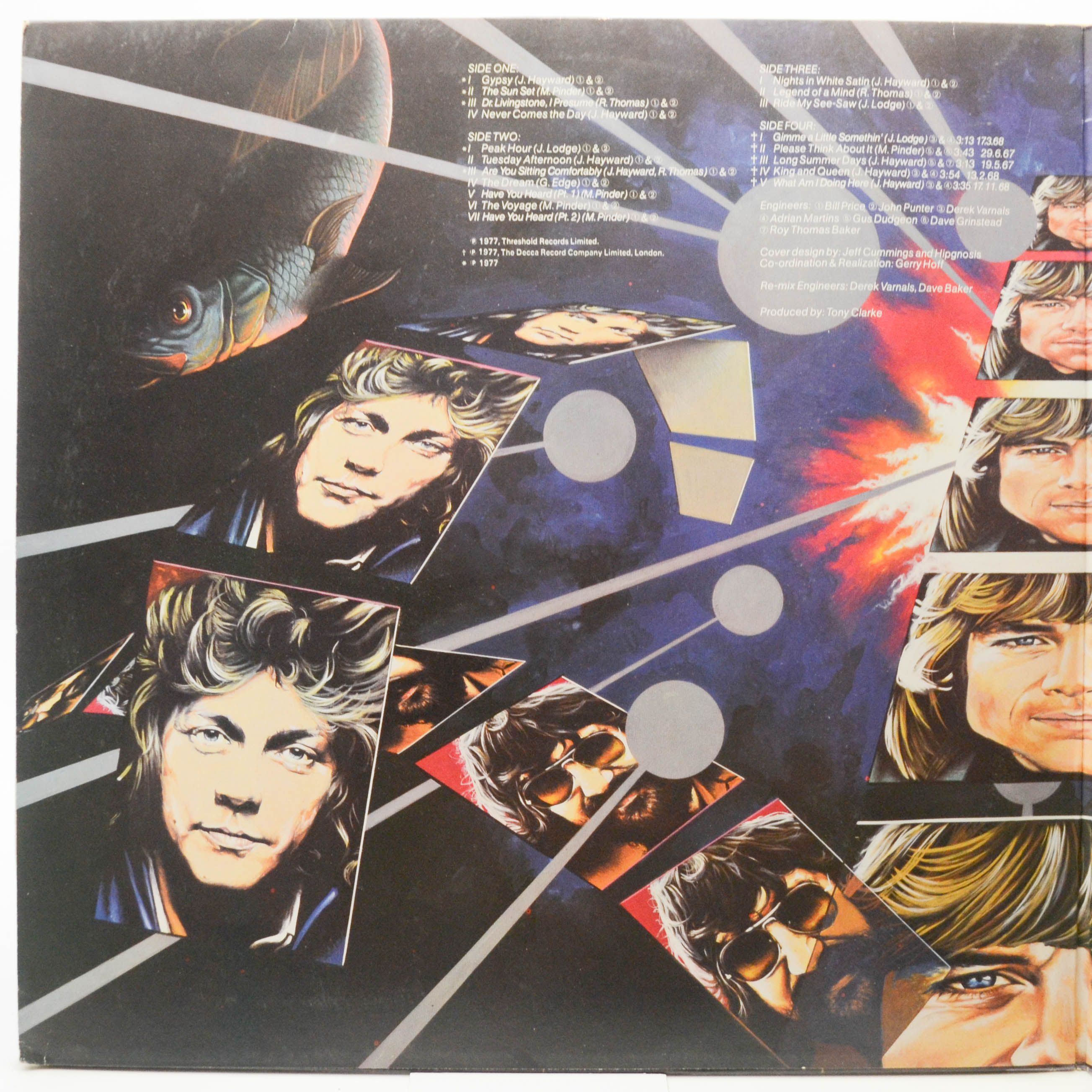 Виниловая пластинка Moody Blues — Caught Live +5 (2LP), 1977