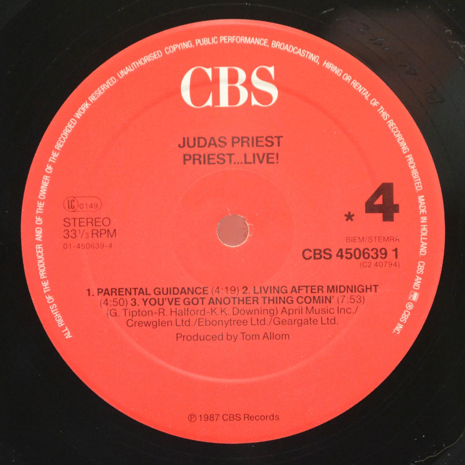Виниловая пластинка Judas Priest — Priest...Live! (2LP), 1975