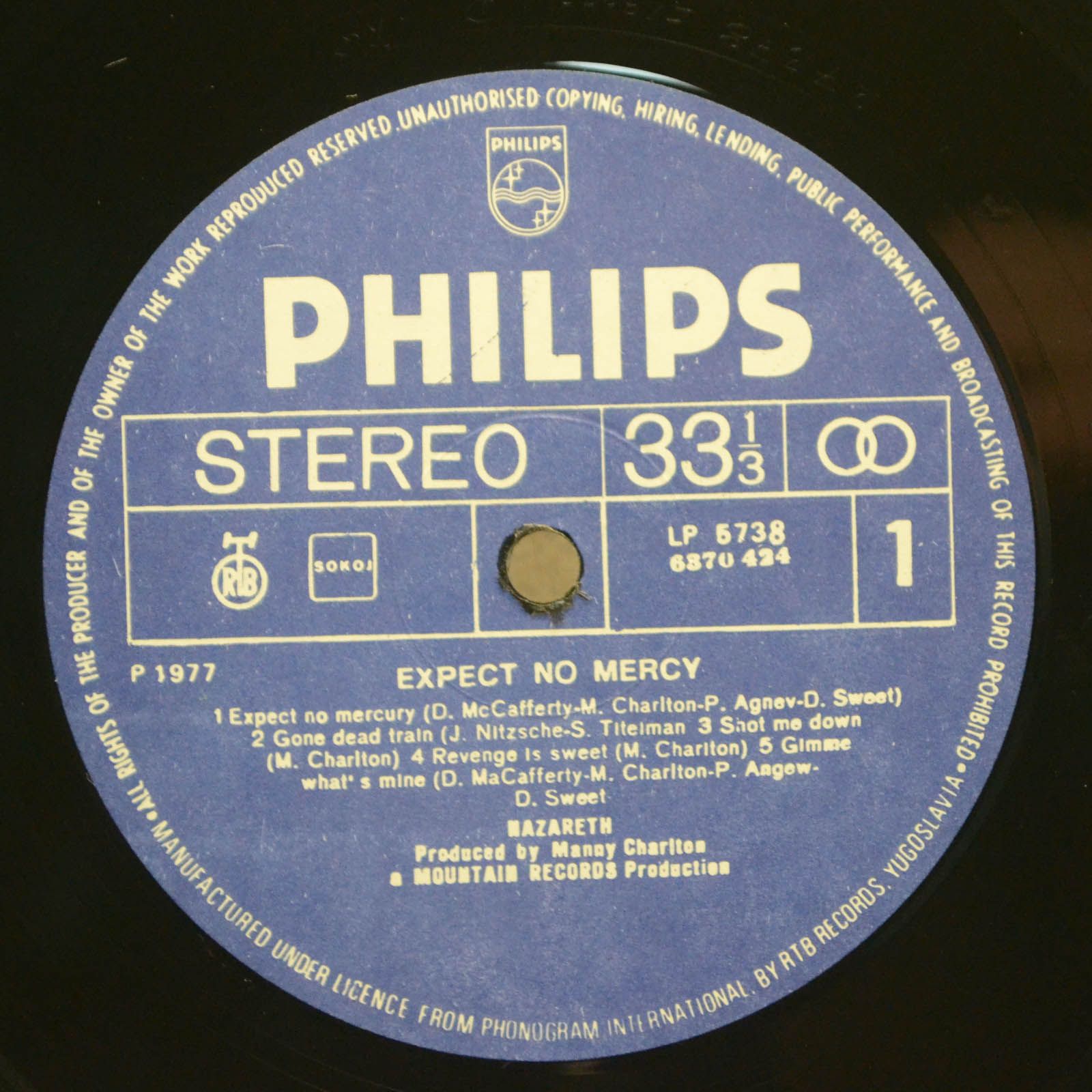 Nazareth — Expect No Mercy, 1977