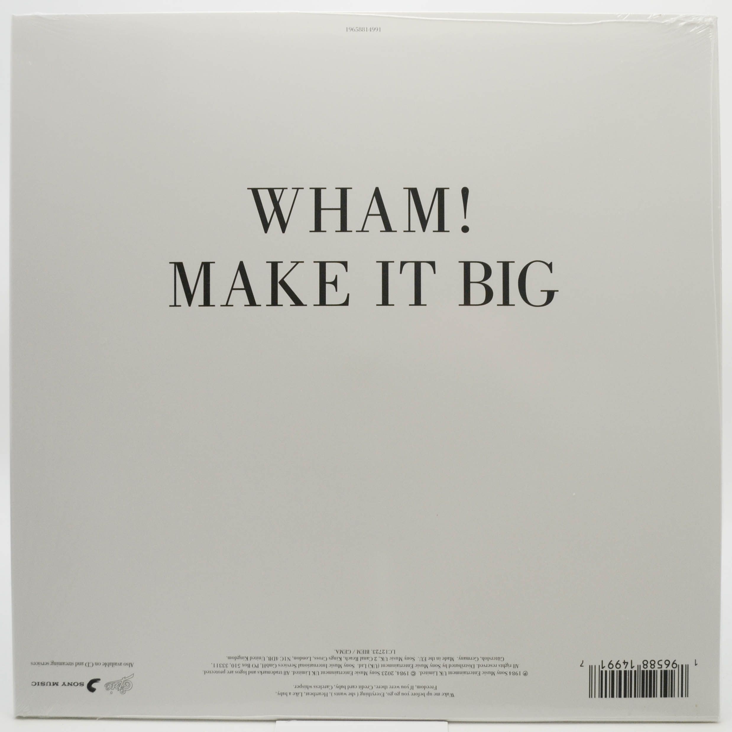 Виниловая пластинка Wham! — Make It Big, 1984