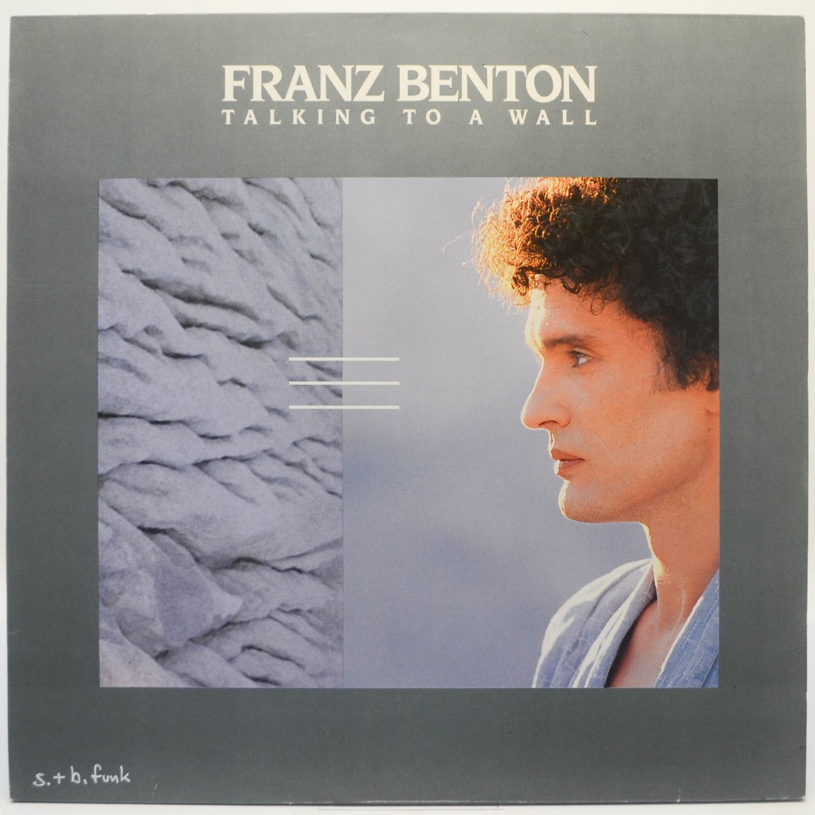 Виниловая пластинка Franz Benton — Talking To A Wall, 1986