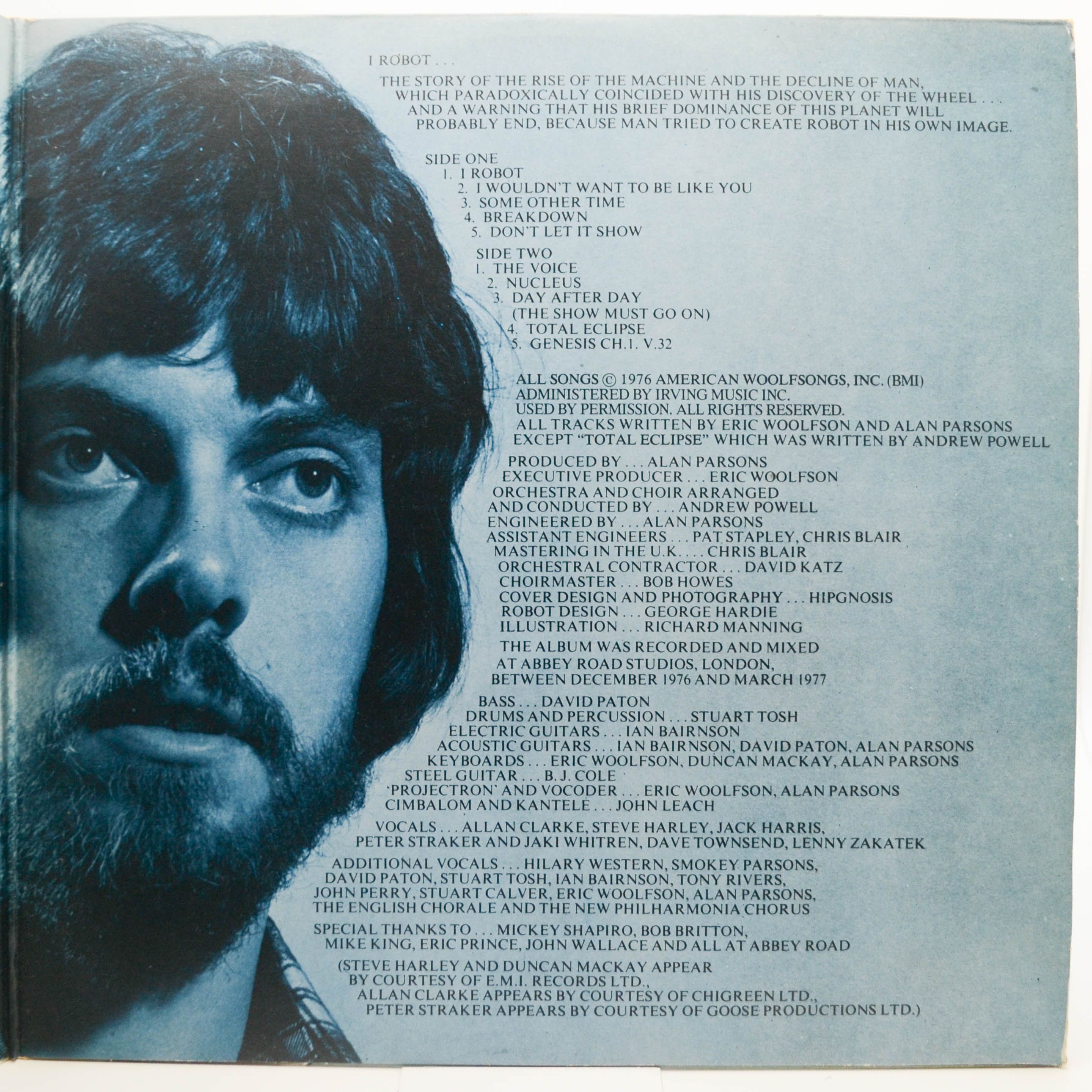 Виниловая пластинка The Alan Parsons Project — I Robot, 1981