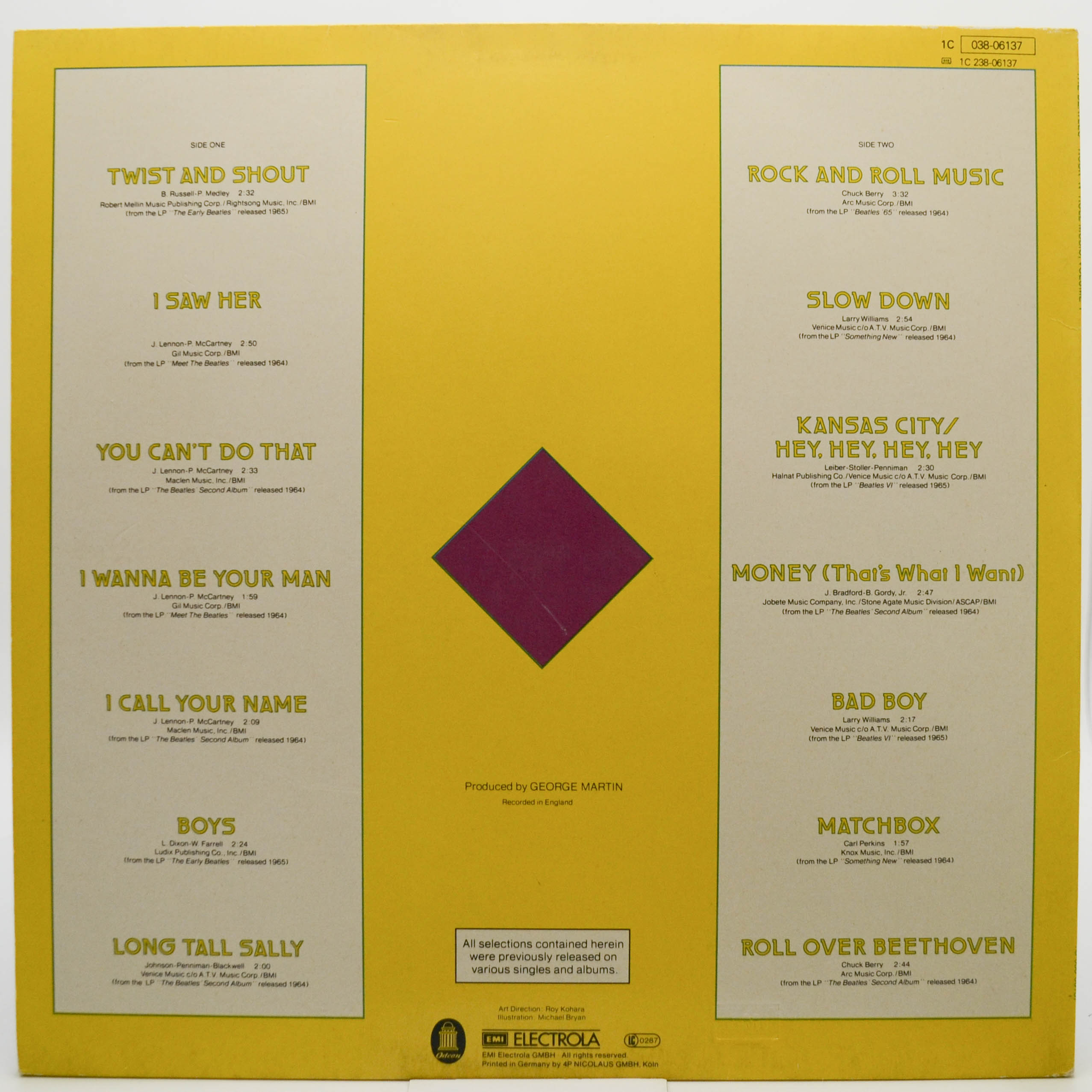 Beatles — Rock 'n' Roll Music, Volume 1, 1980