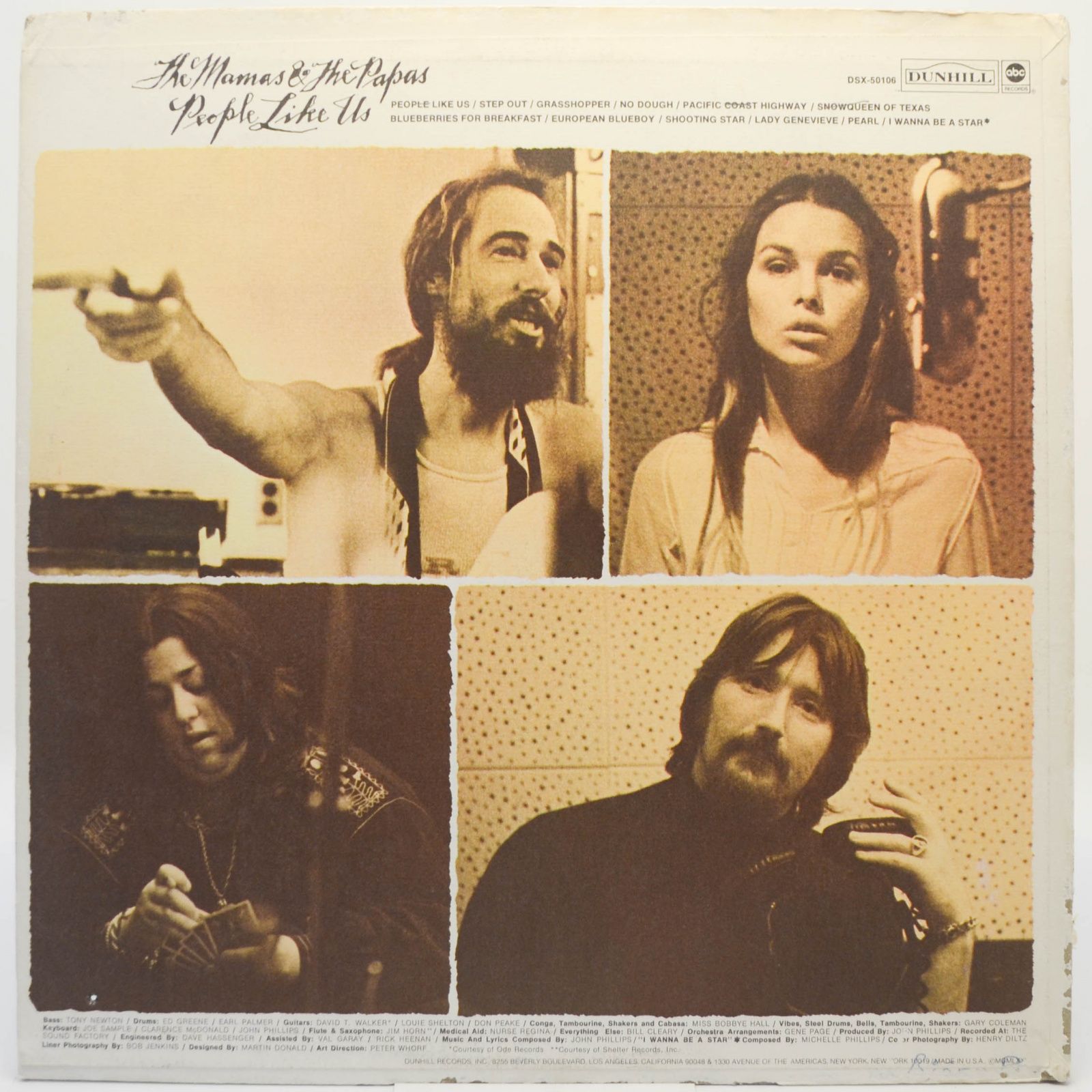 Виниловая пластинка Mamas & The Papas — People Like Us, 1971