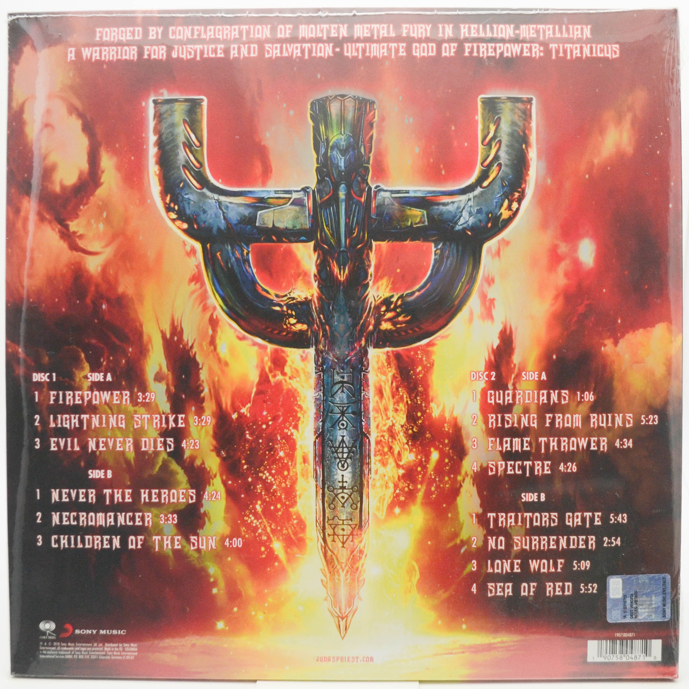 Виниловая пластинка Judas Priest — Firepower (2LP), 2018