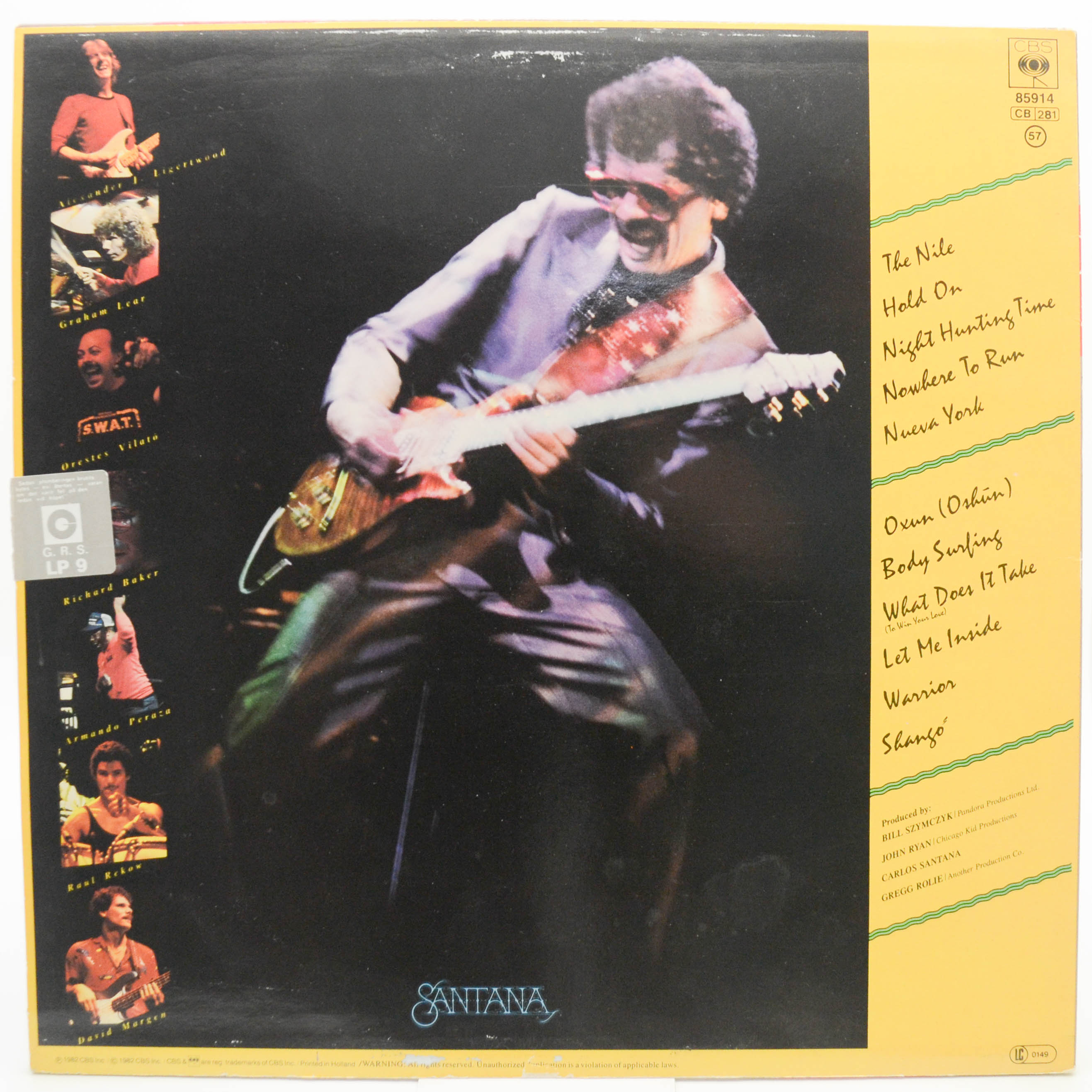 Santana — Shango, 1982