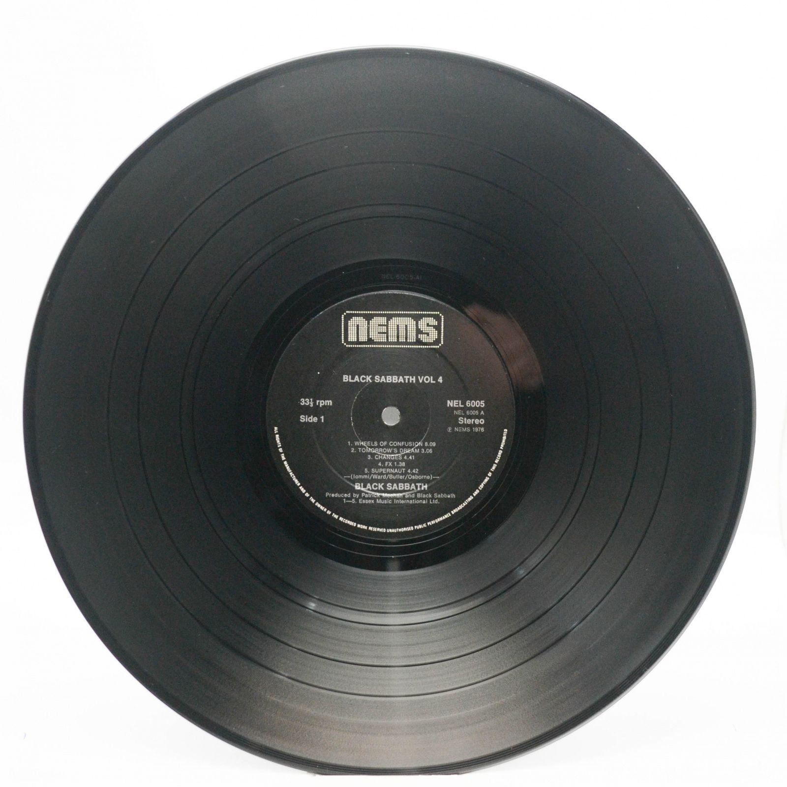 Black Sabbath — Black Sabbath Vol 4 (UK), 1972