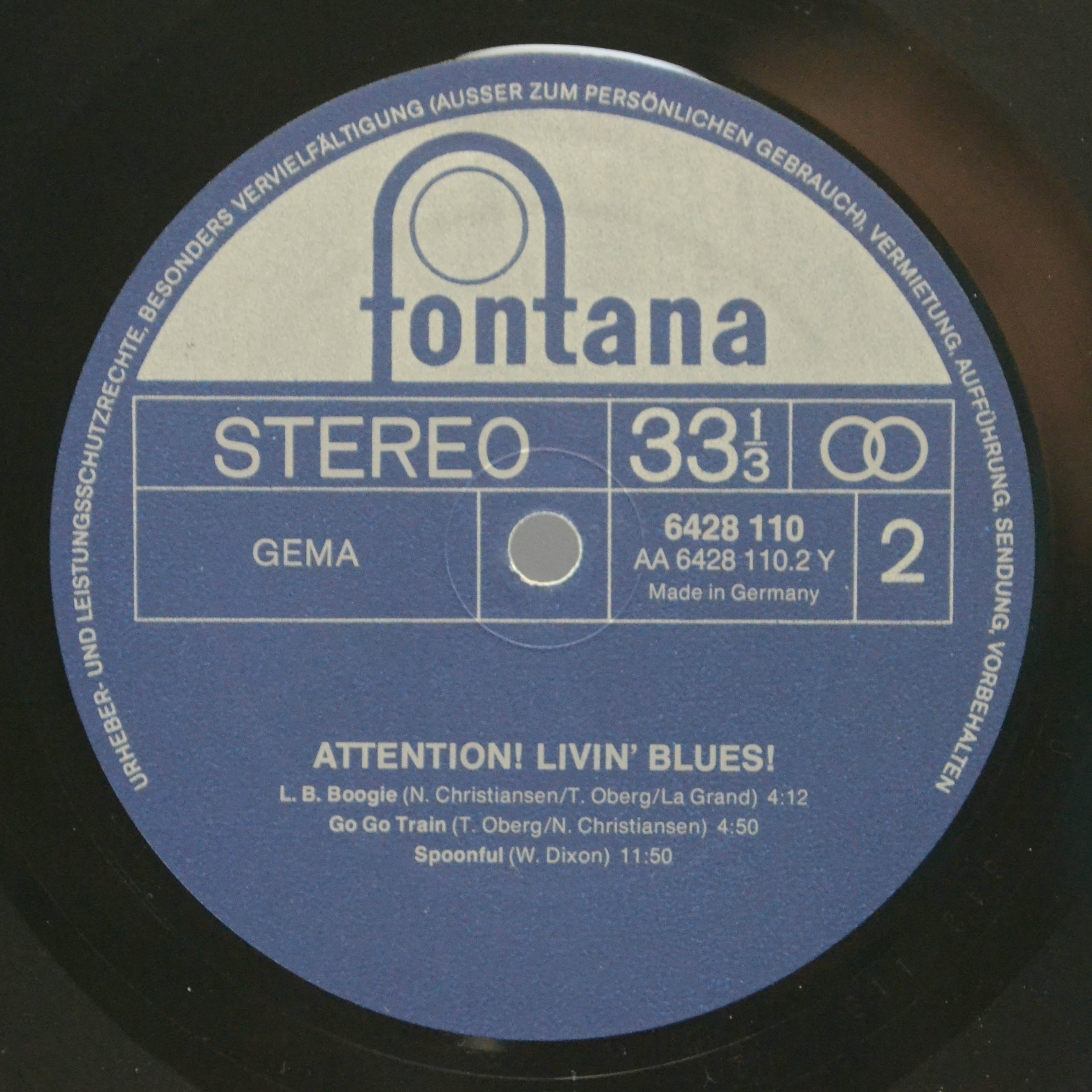 Livin' Blues — Attention! Livin' Blues, 1973