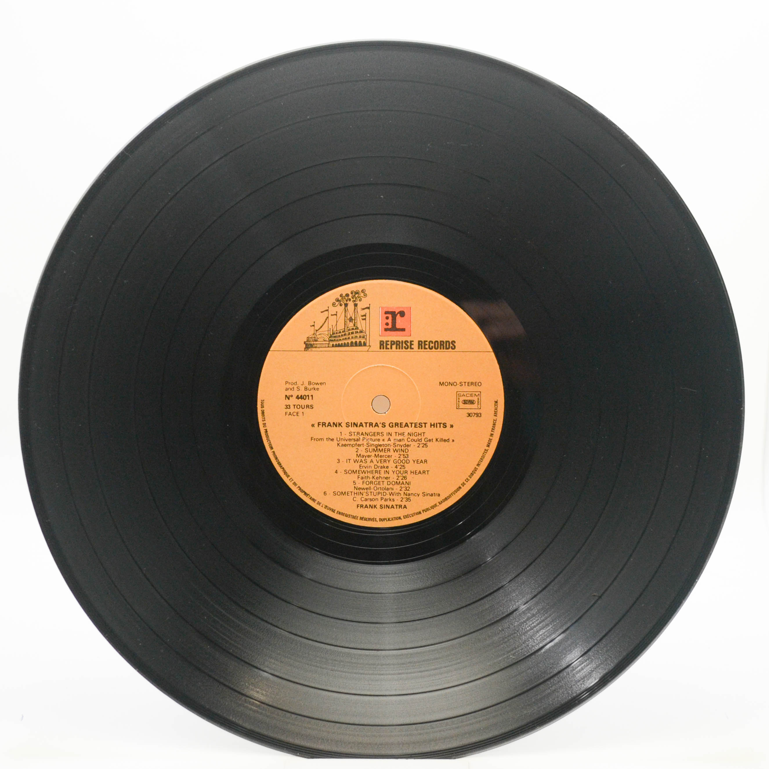 Frank Sinatra — Frank Sinatra's Greatest Hits, 1968