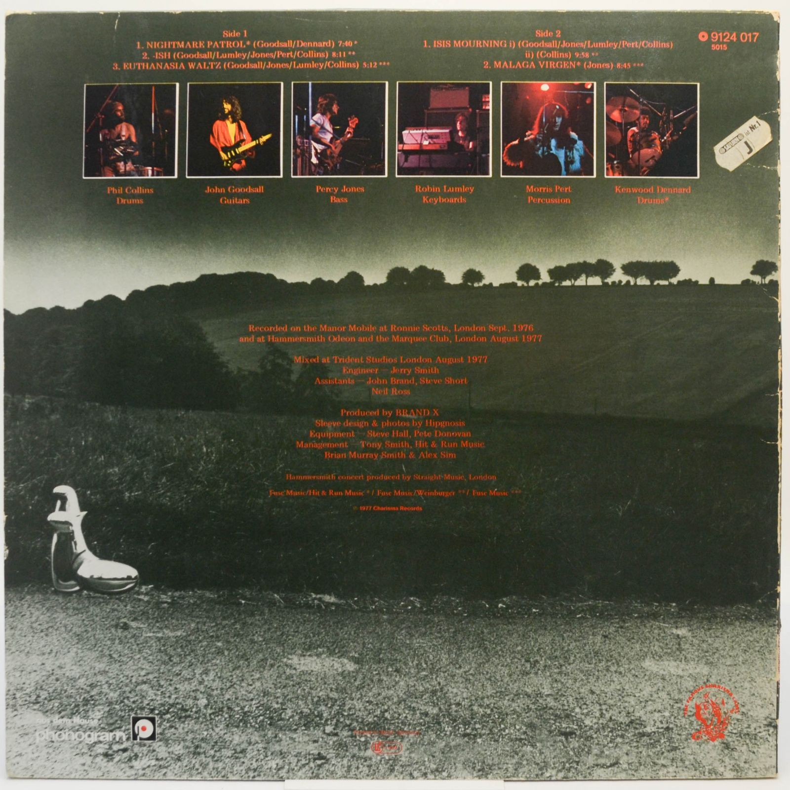 Виниловая пластинка Brand X — Livestock, 1977