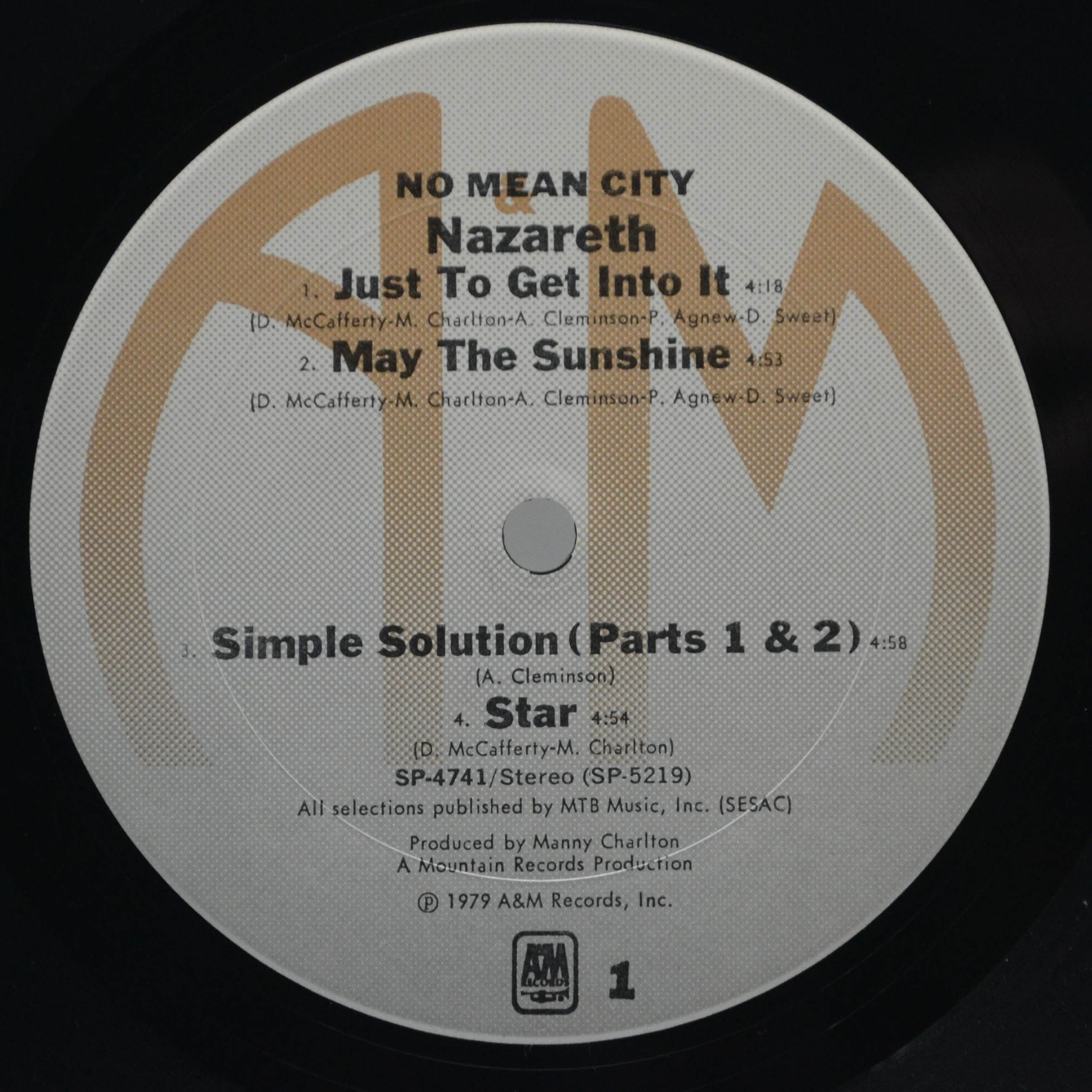 Nazareth — No Mean City (USA), 1979