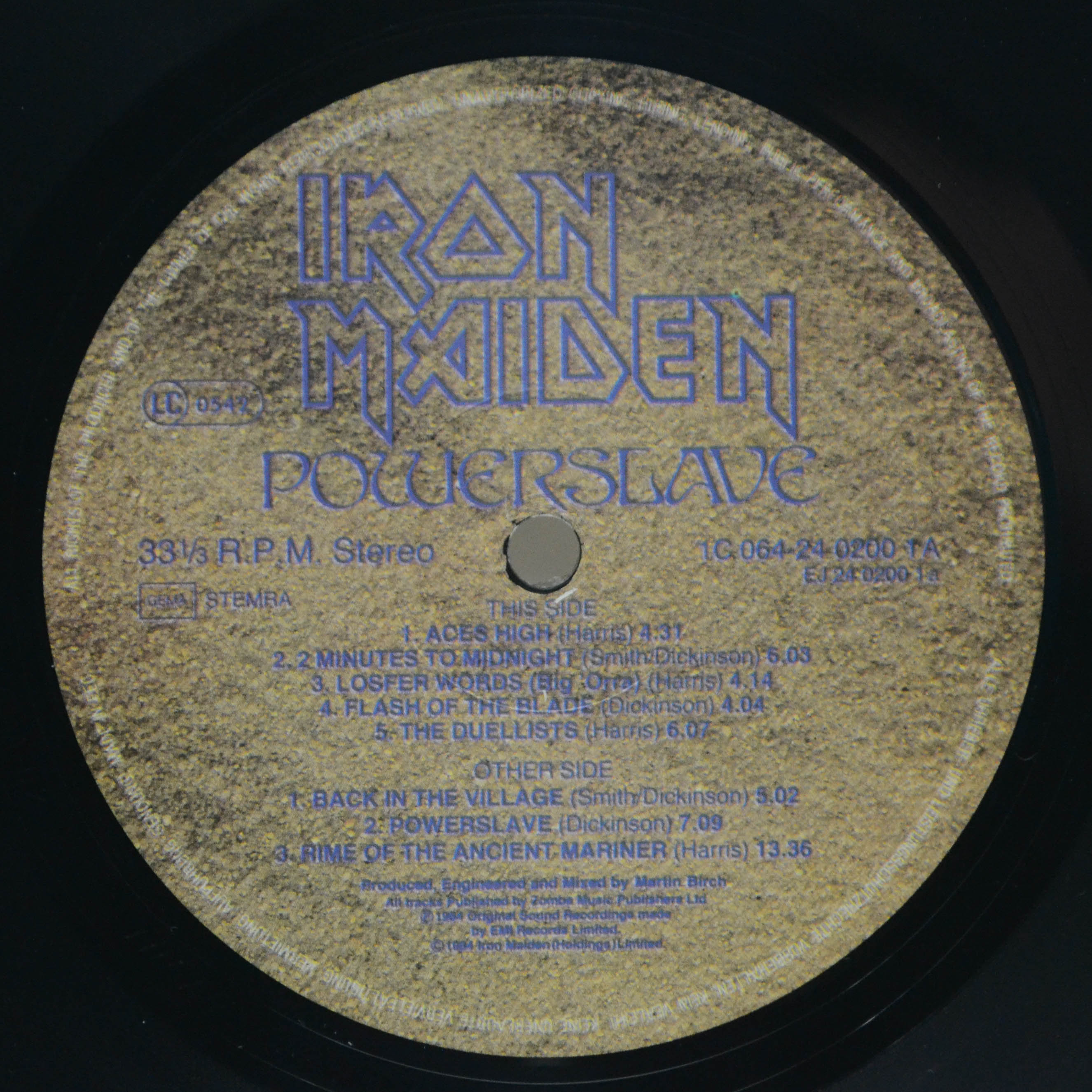 Iron Maiden — Powerslave, 1984