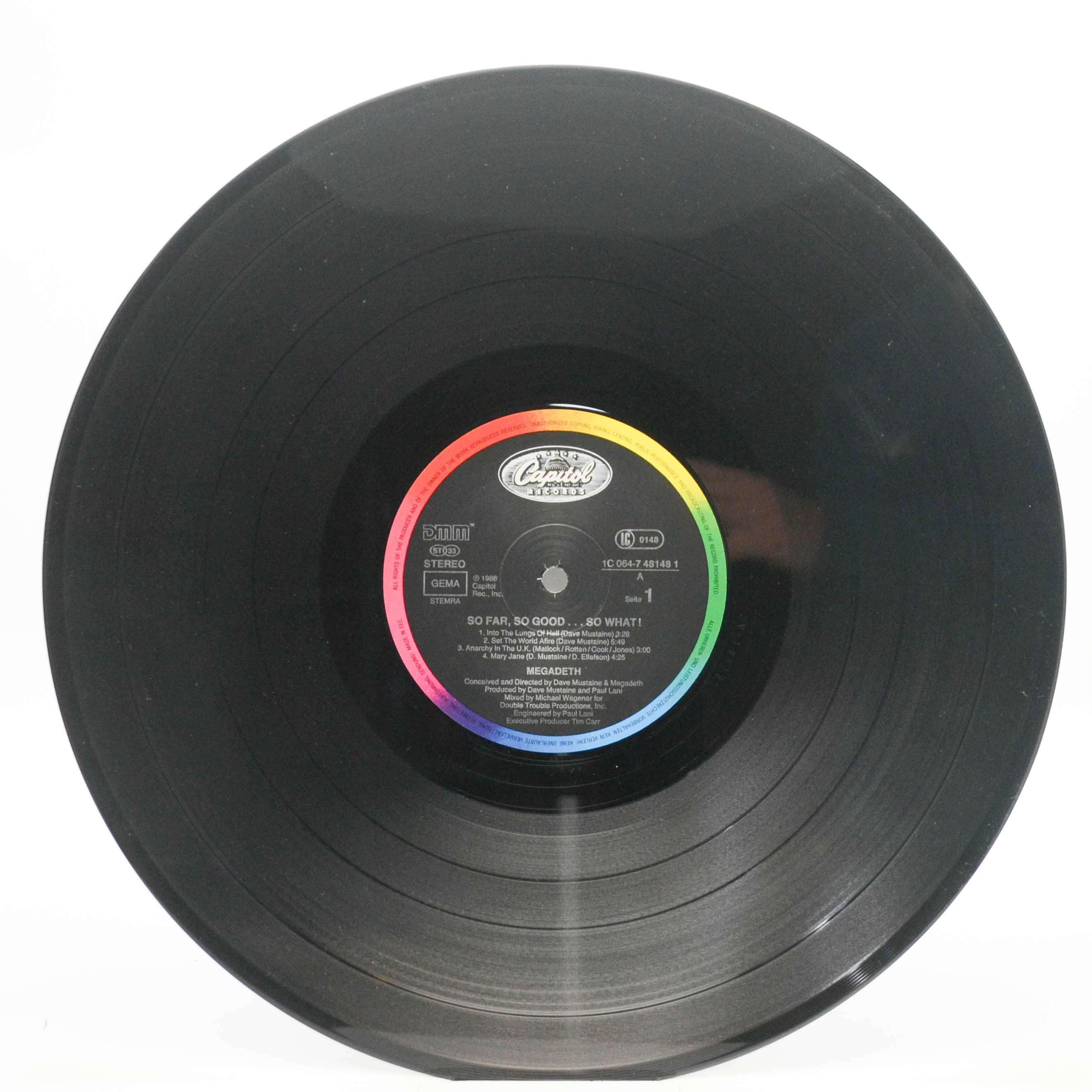 Megadeth — So Far, So Good... So What!, 1988