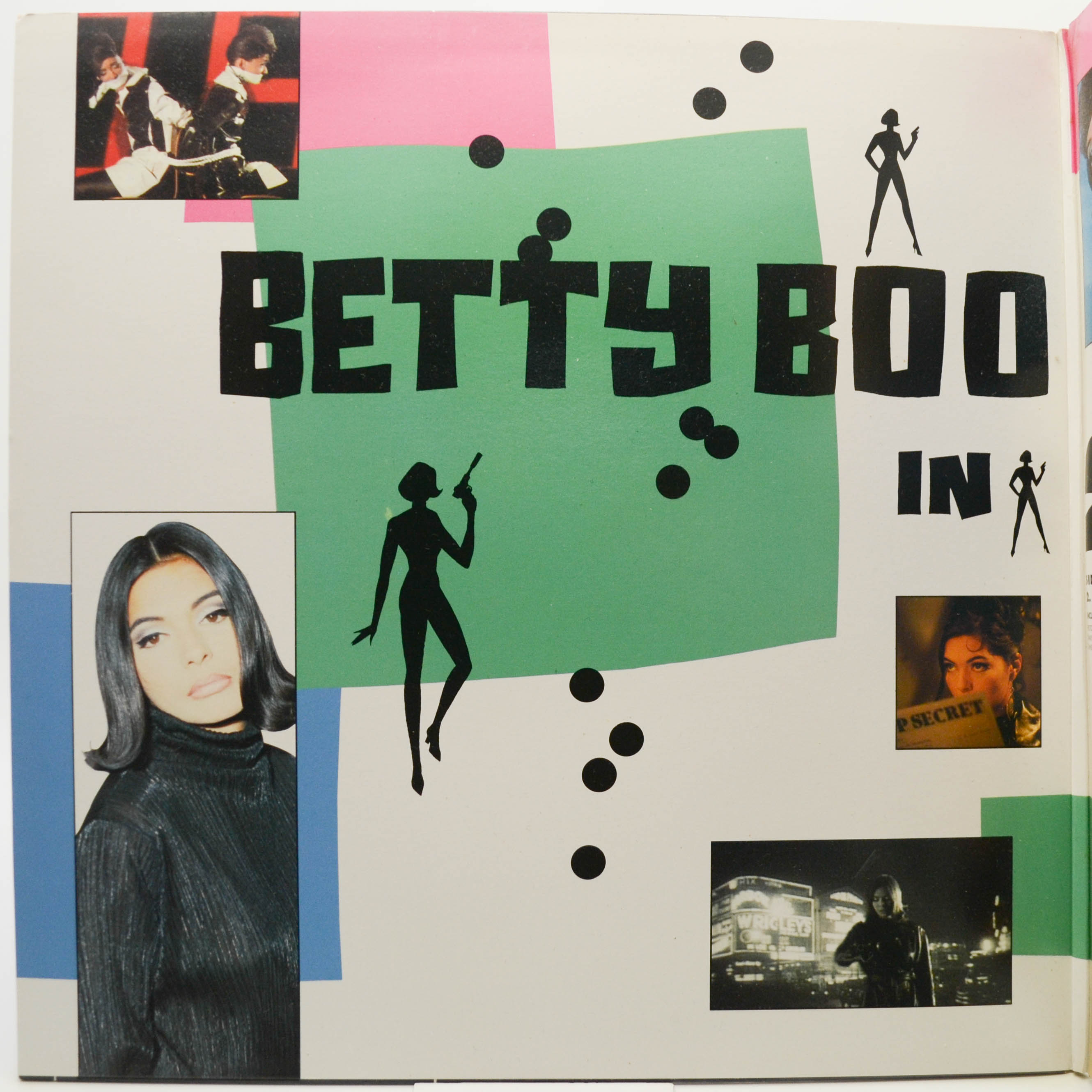 Виниловая пластинка Betty Boo — 24 Hours (The Remixes) (UK), 1990