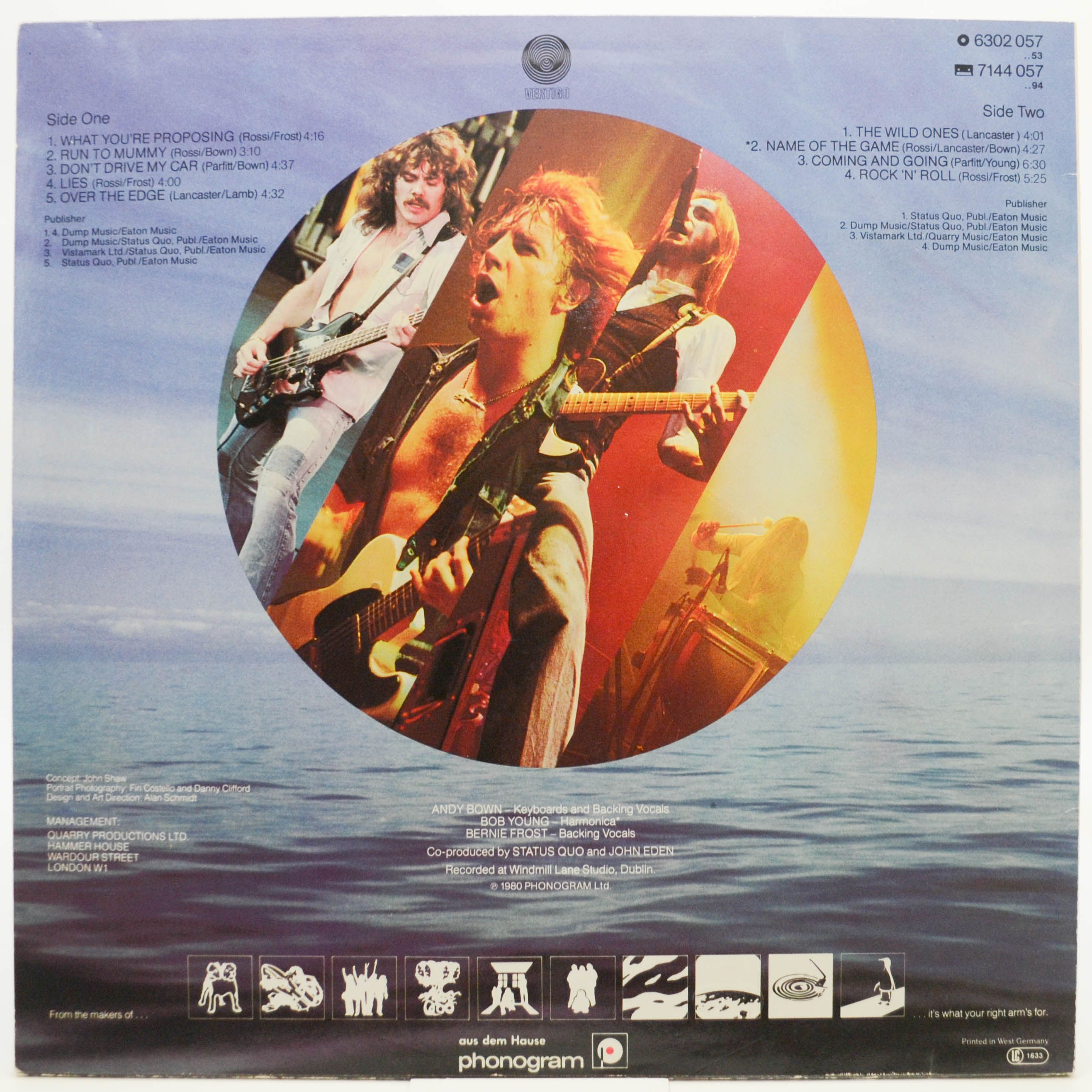 Виниловая пластинка Status Quo — Just Supposin', 1980
