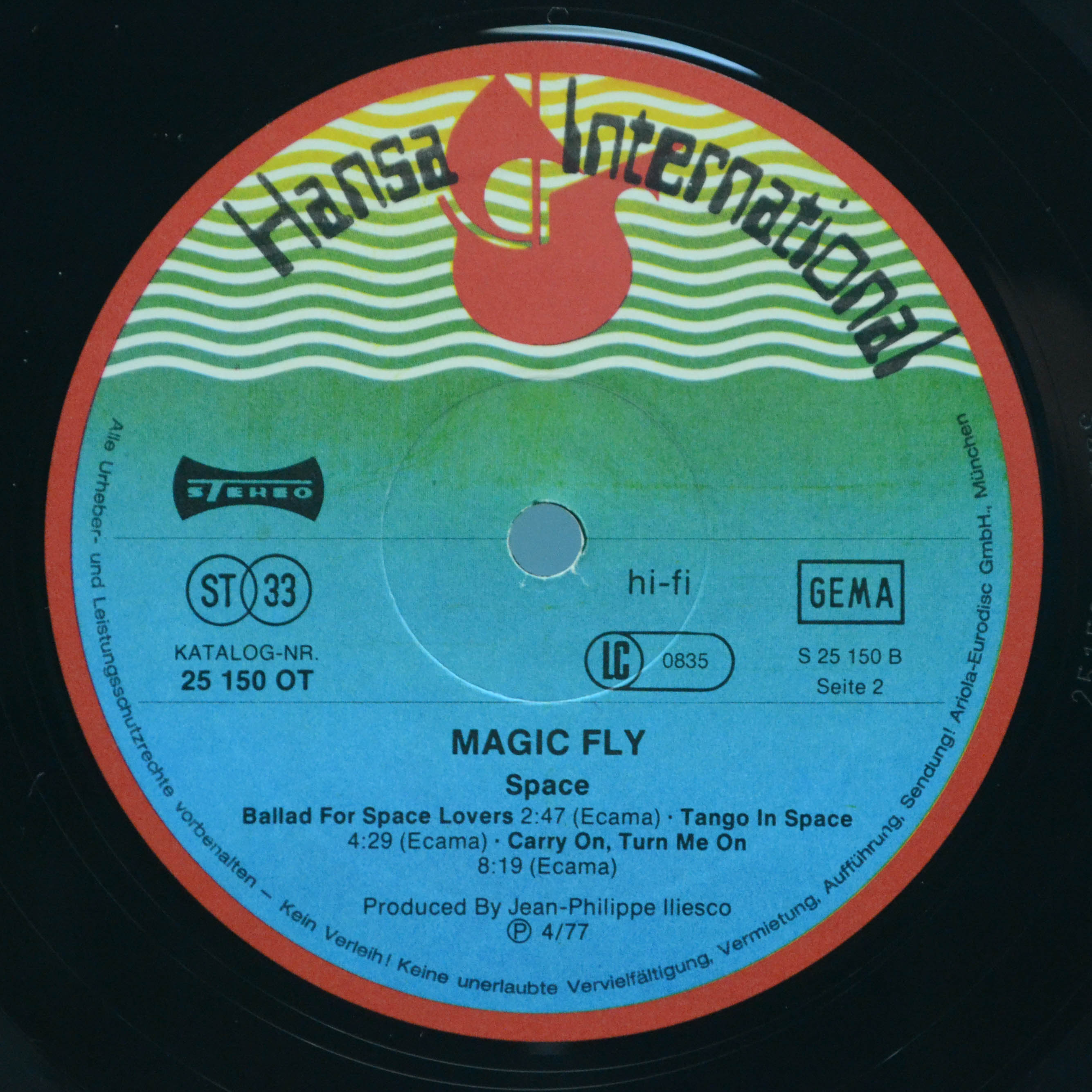 Space — Magic Fly, 1977