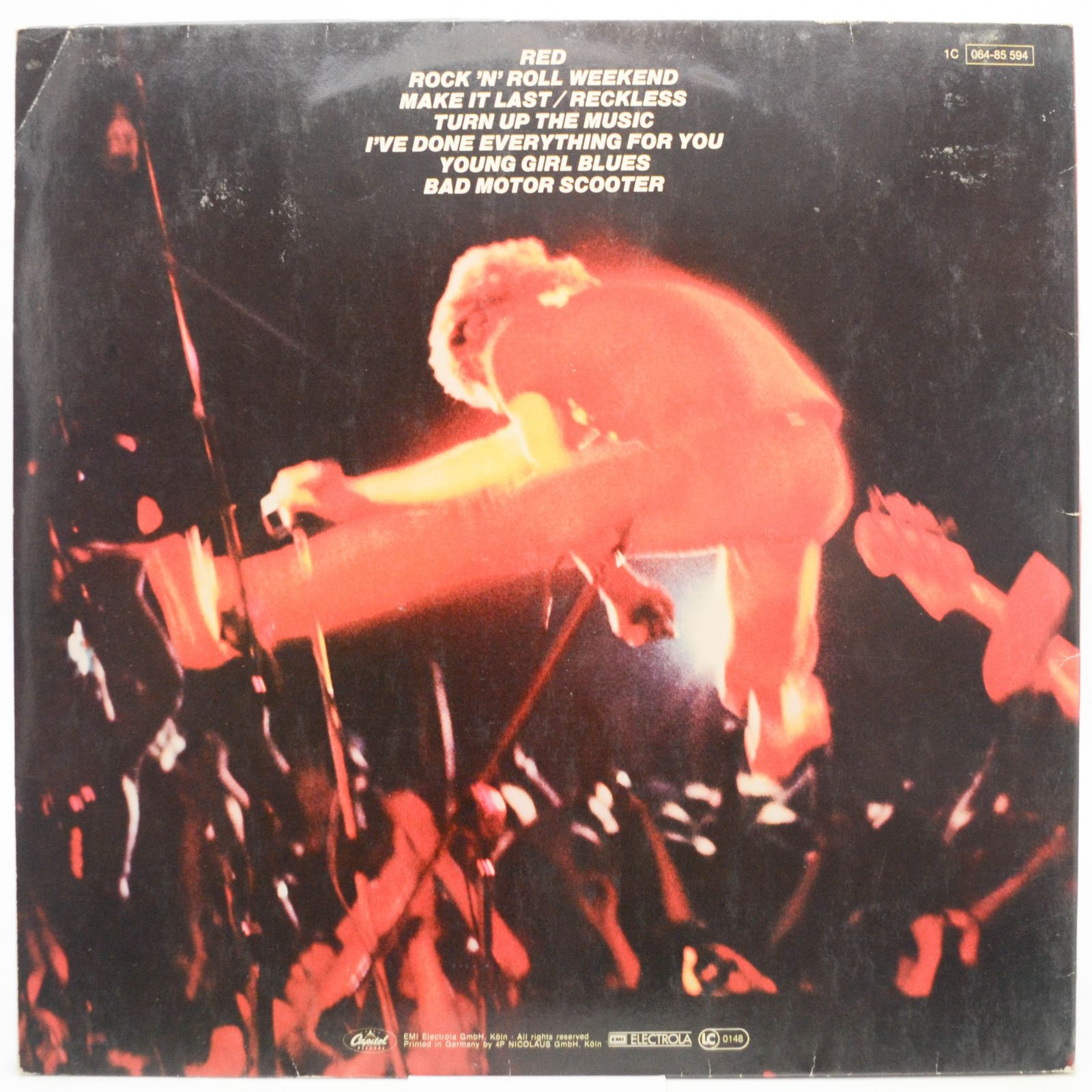Виниловая пластинка Sammy Hagar — All Night Long, 1978