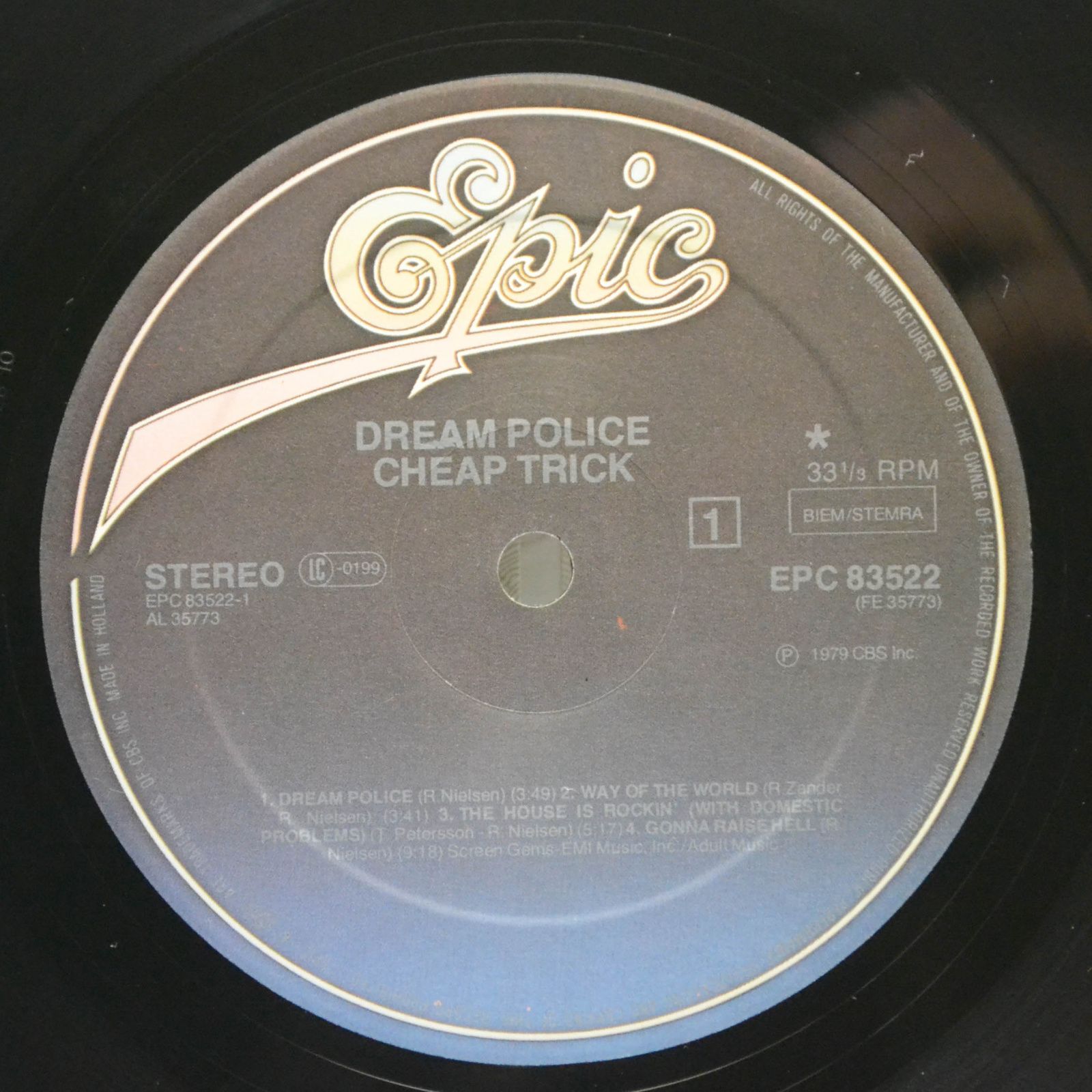 Виниловая пластинка Cheap Trick — Dream Police, 1979
