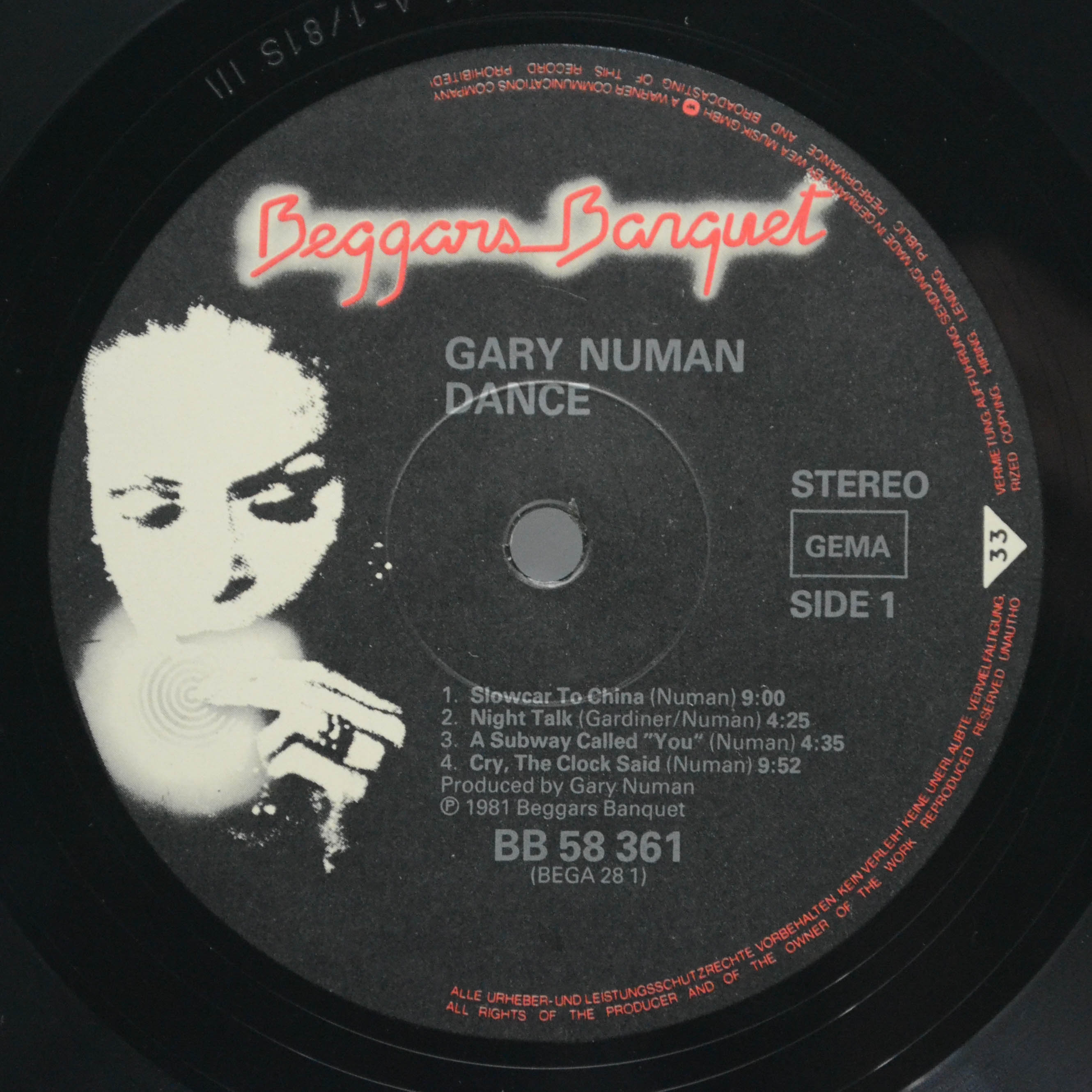 Gary Numan — Dance, 1981