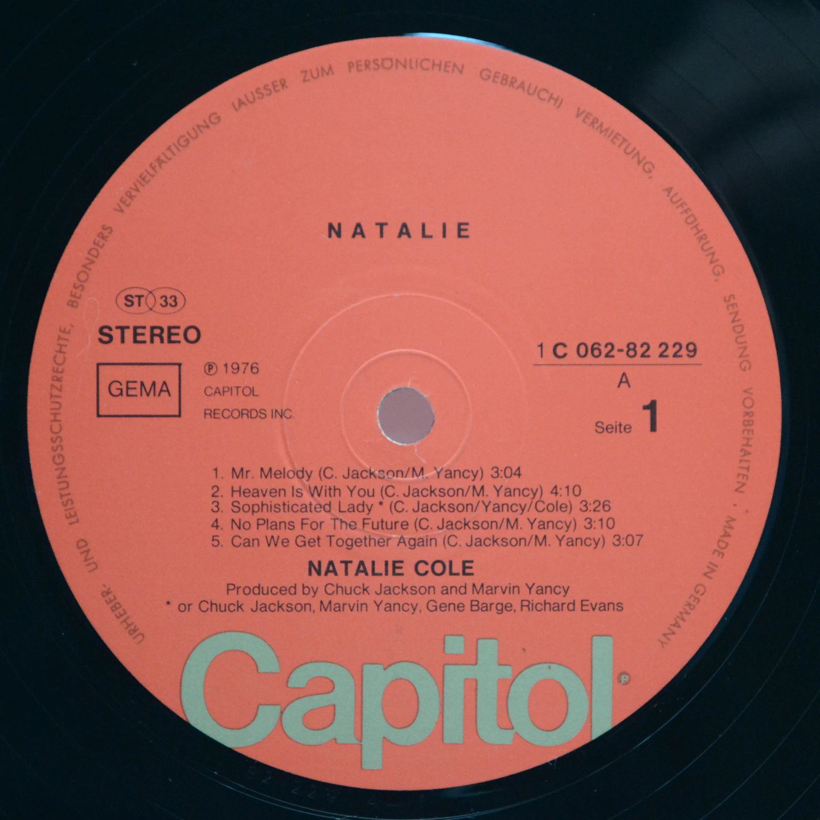 Виниловая пластинка Natalie Cole — Natalie, 1976