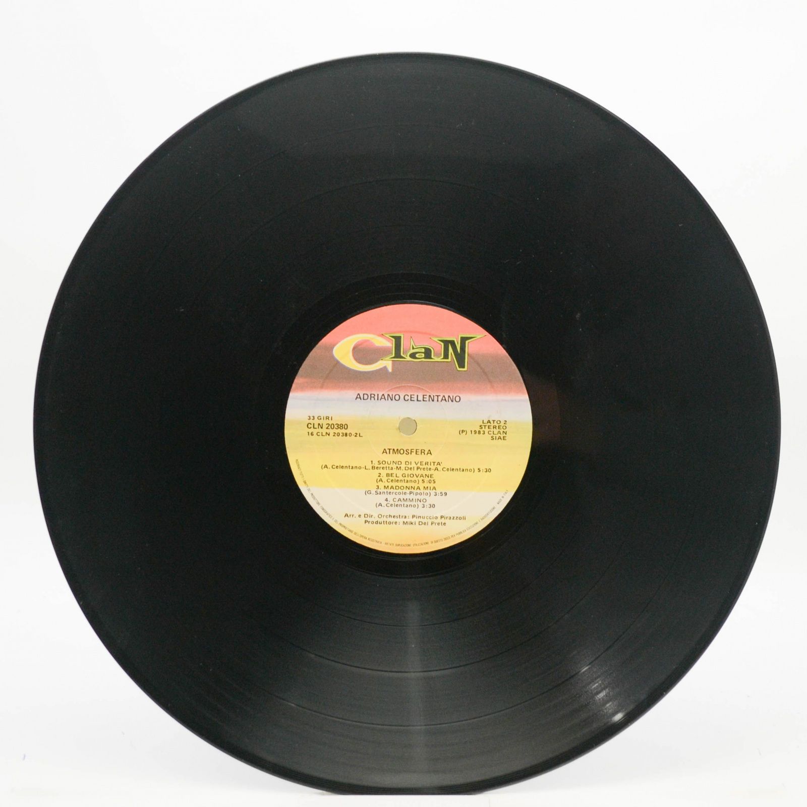 Adriano Celentano — Atmosfera (1-st, Italy, Clan), 1983