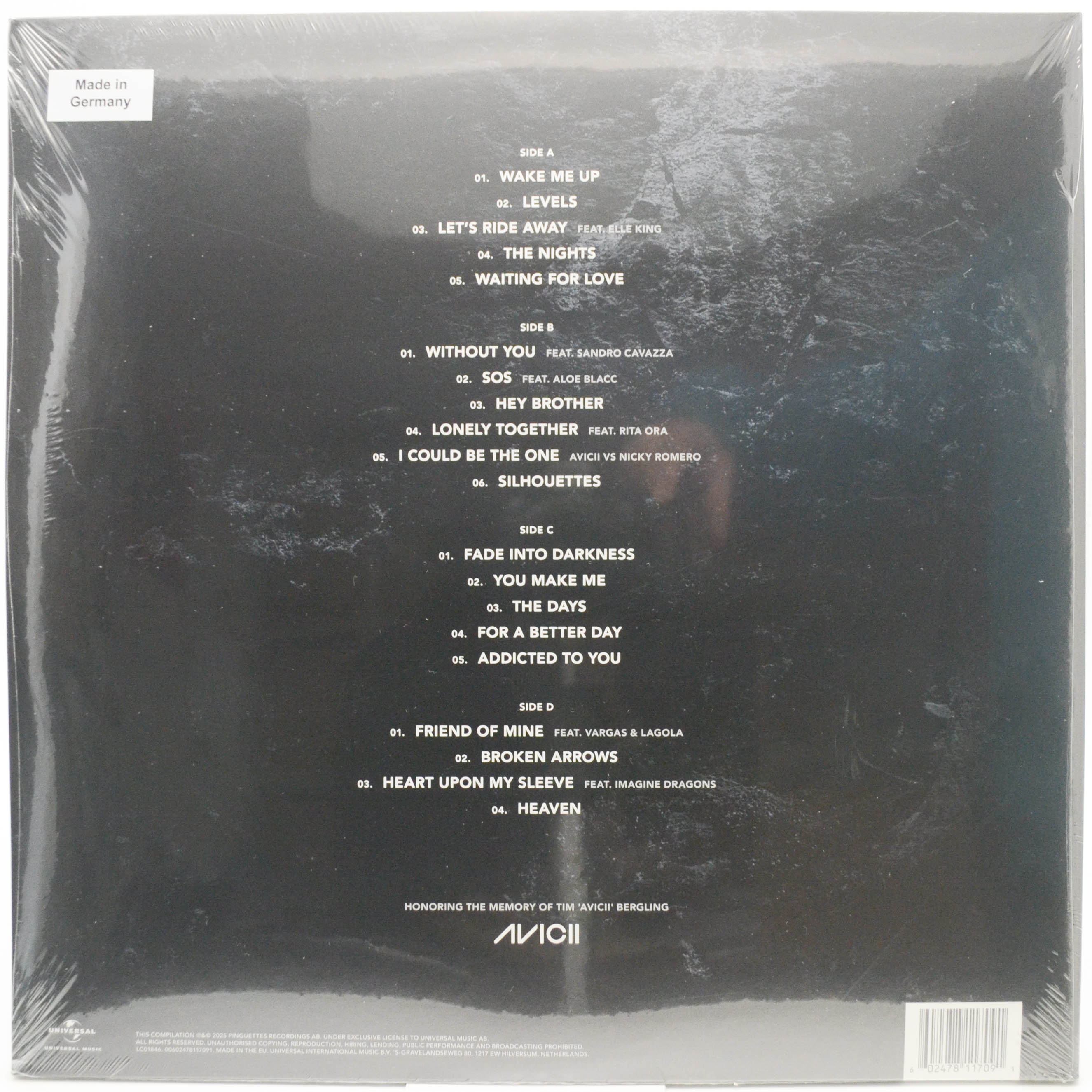 Виниловая пластинка Avicii — Avicii Forever (2LP), 2025