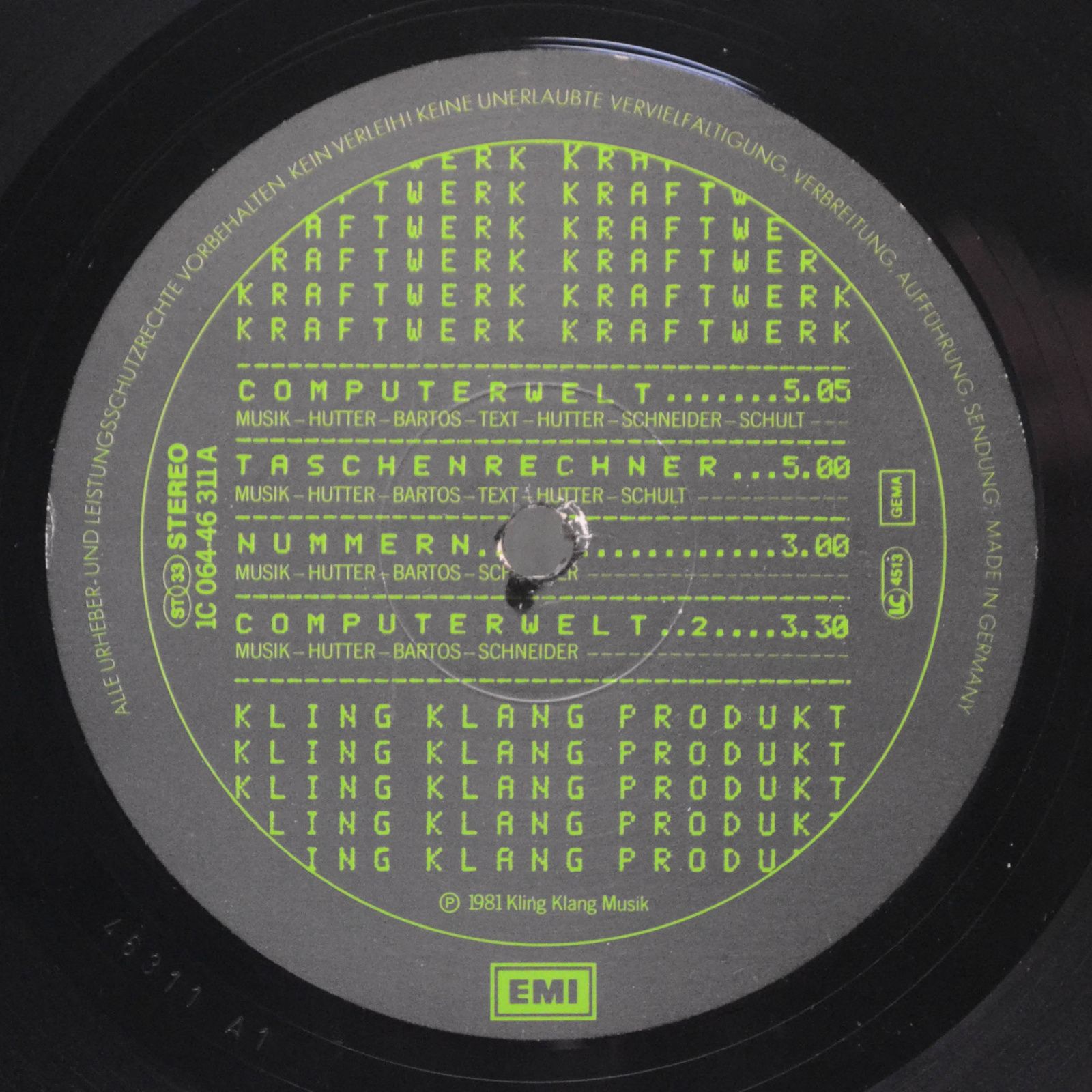 Kraftwerk — Computerwelt, 1981