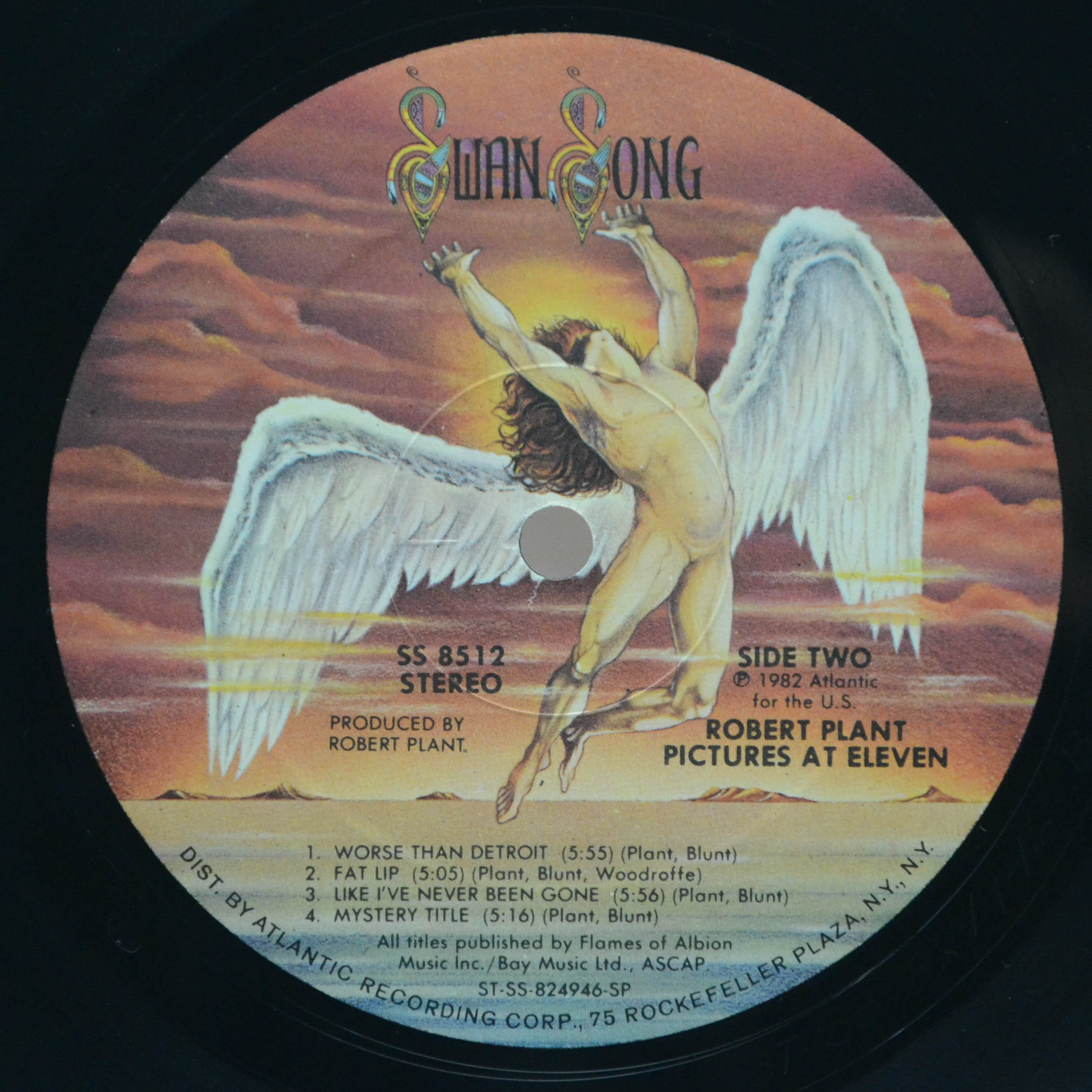Виниловая пластинка Robert Plant — Pictures At Eleven (USA), 1982