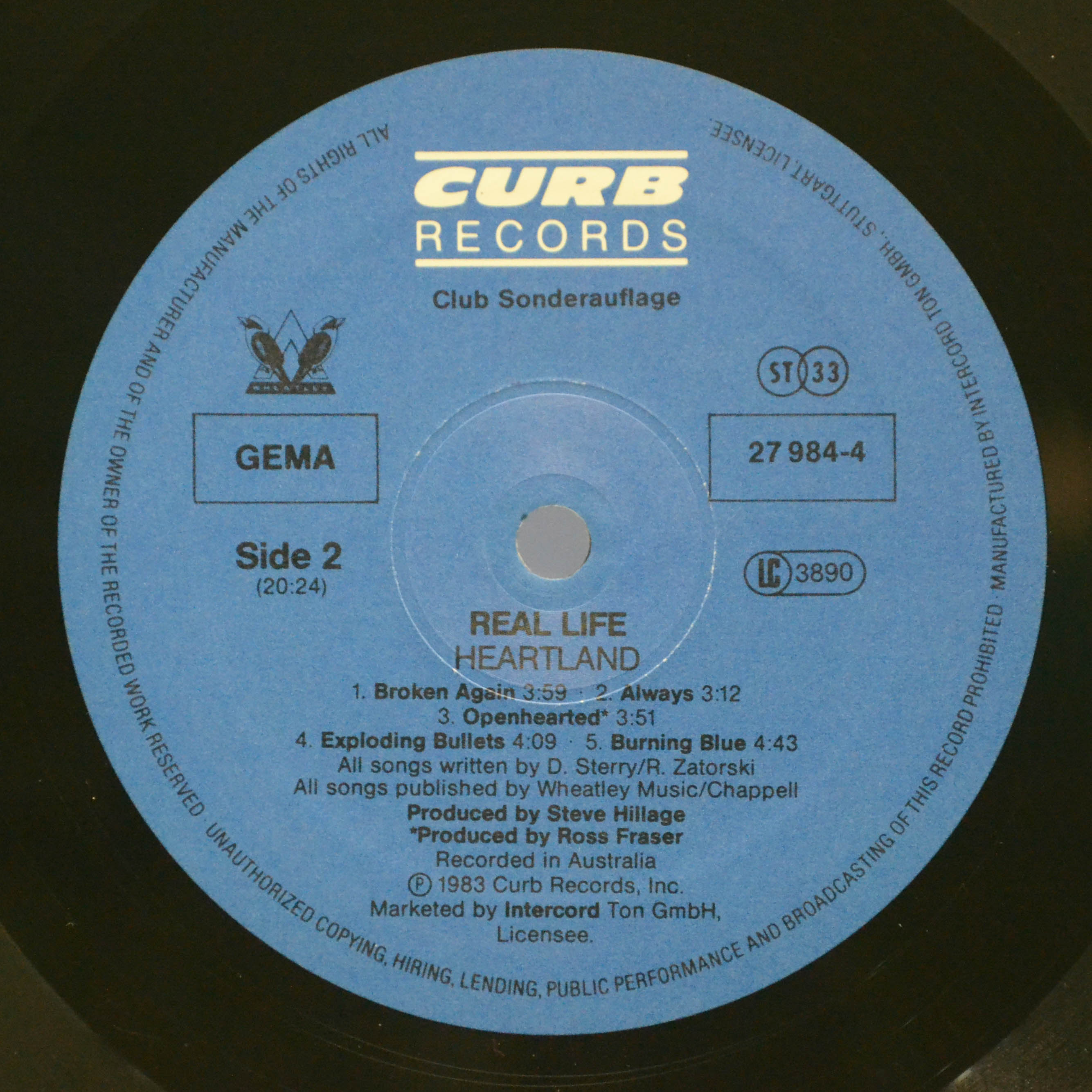 Real Life — Heartland, 1983