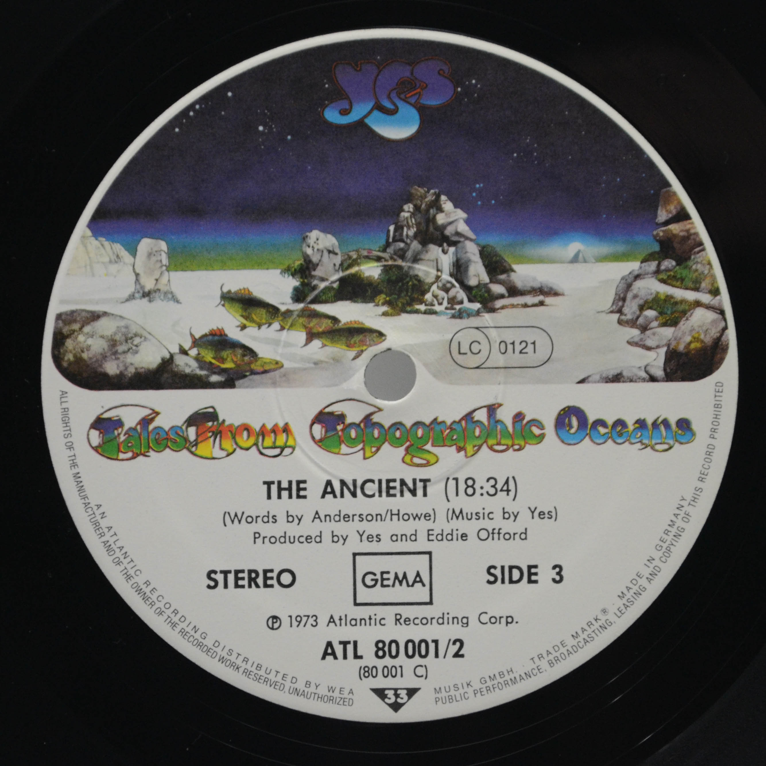 Виниловая пластинка Yes — Tales From Topographic Oceans (2LP), 1973