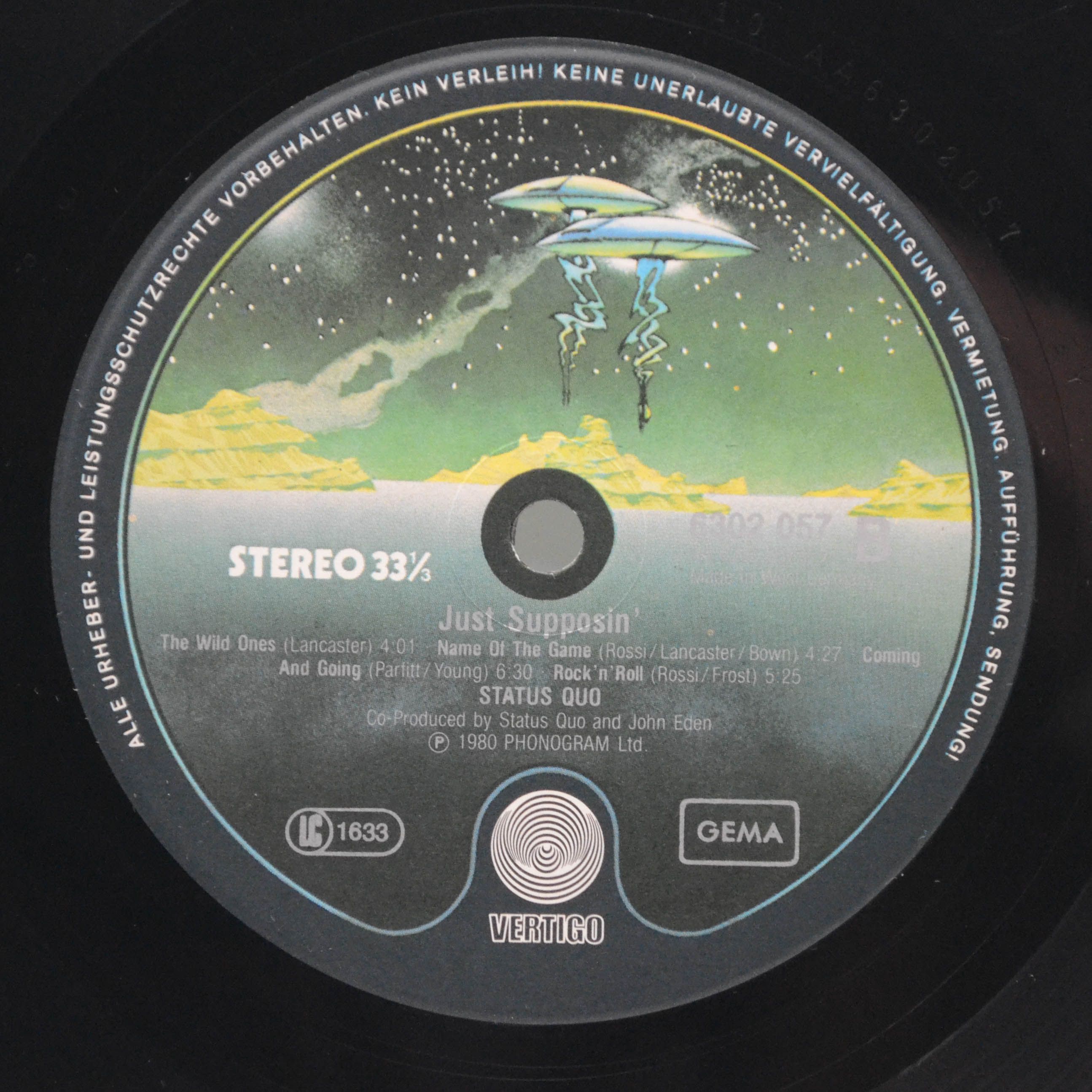 Виниловая пластинка Status Quo — Just Supposin', 1980