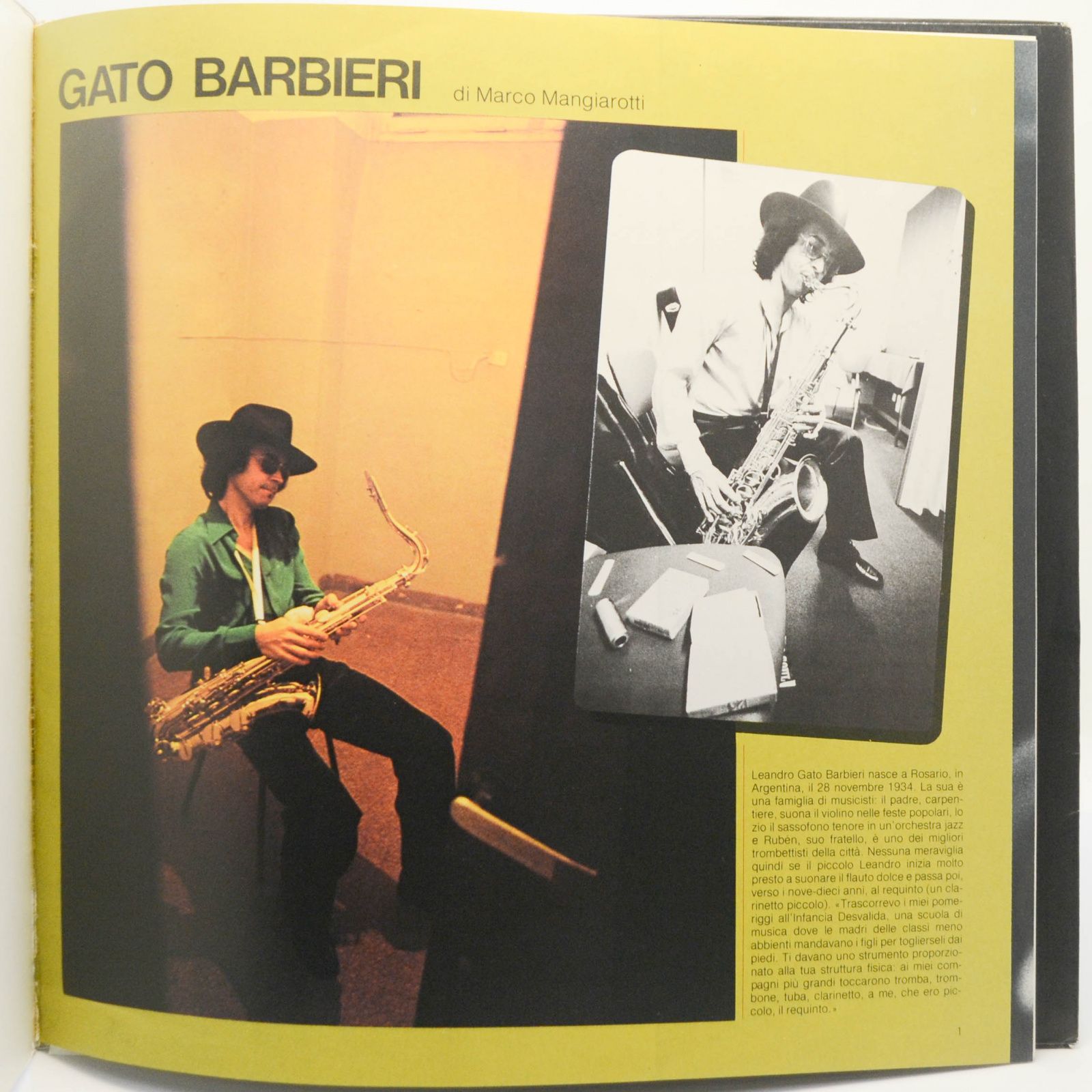 Виниловая пластинка Gato Barbieri — Gato Barbieri, 1980