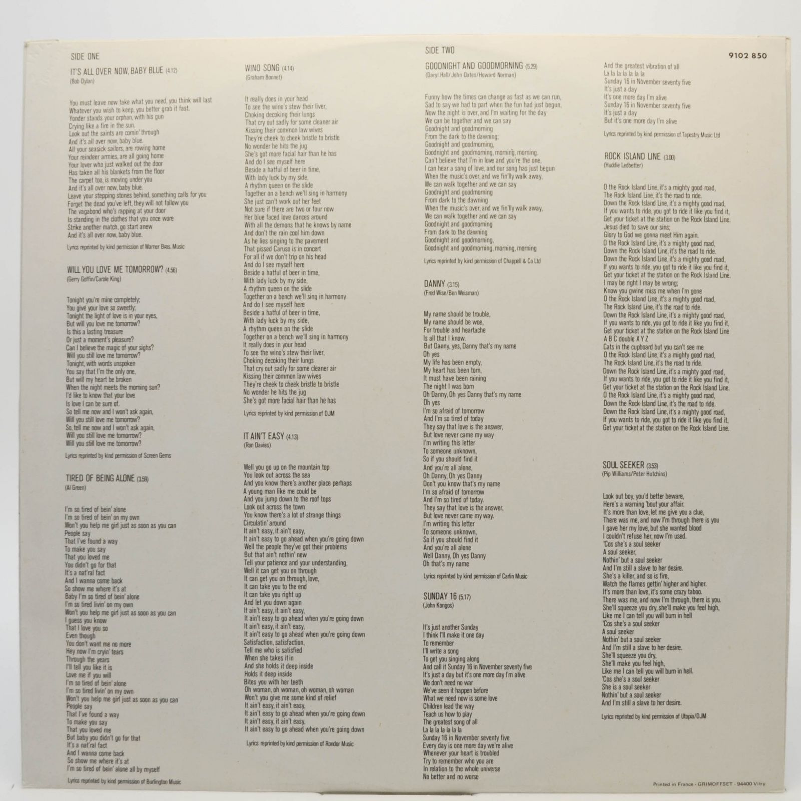 Graham Bonnet — Graham Bonnet, 1977