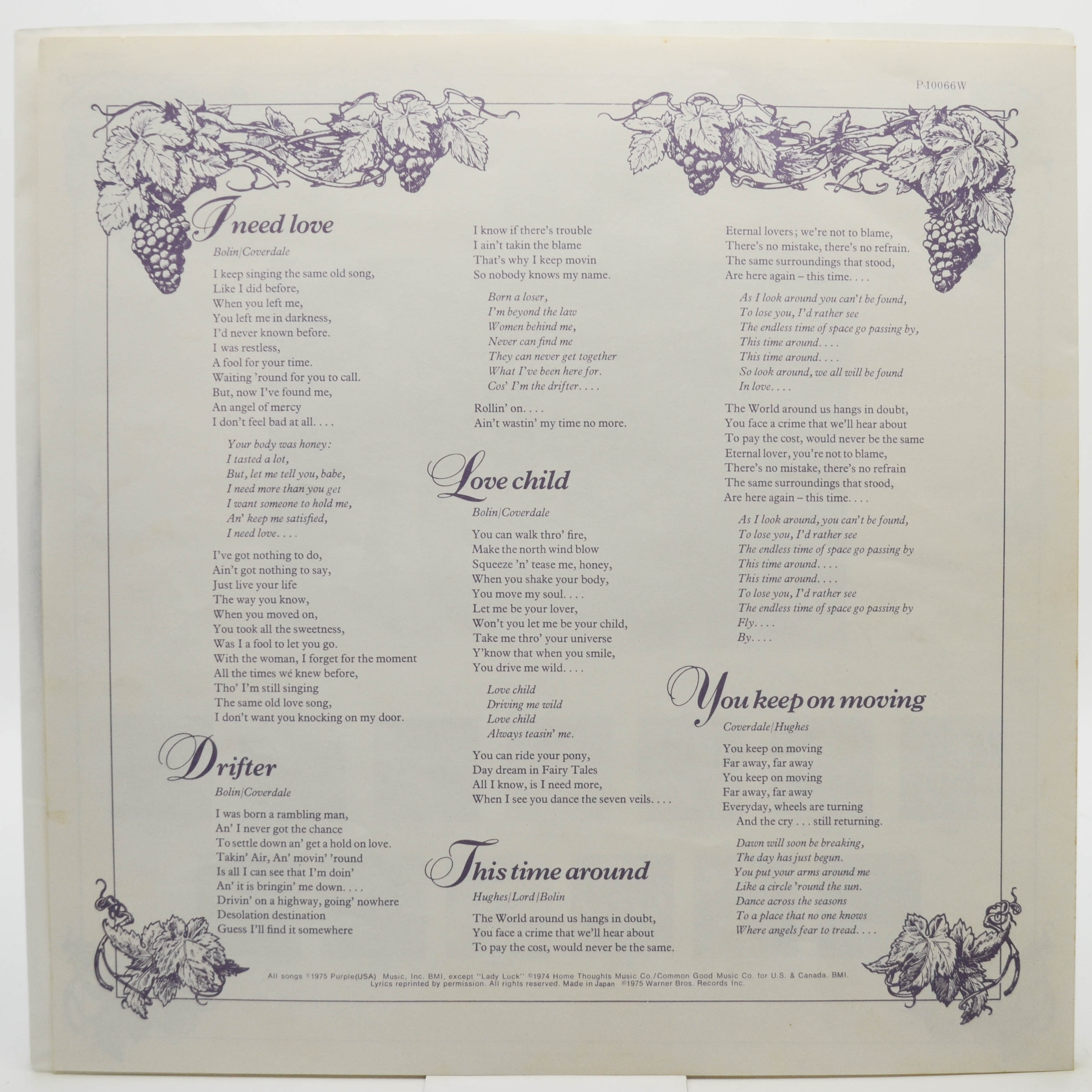 Deep Purple — Come Taste The Band, 1975