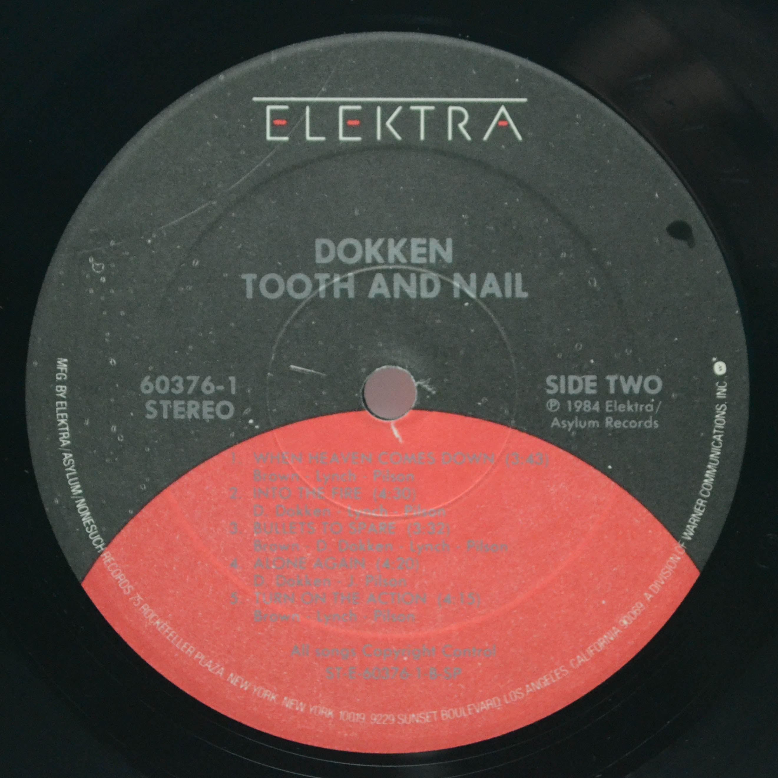 Виниловая пластинка Dokken — Tooth And Nail (1-st, USA), 1984