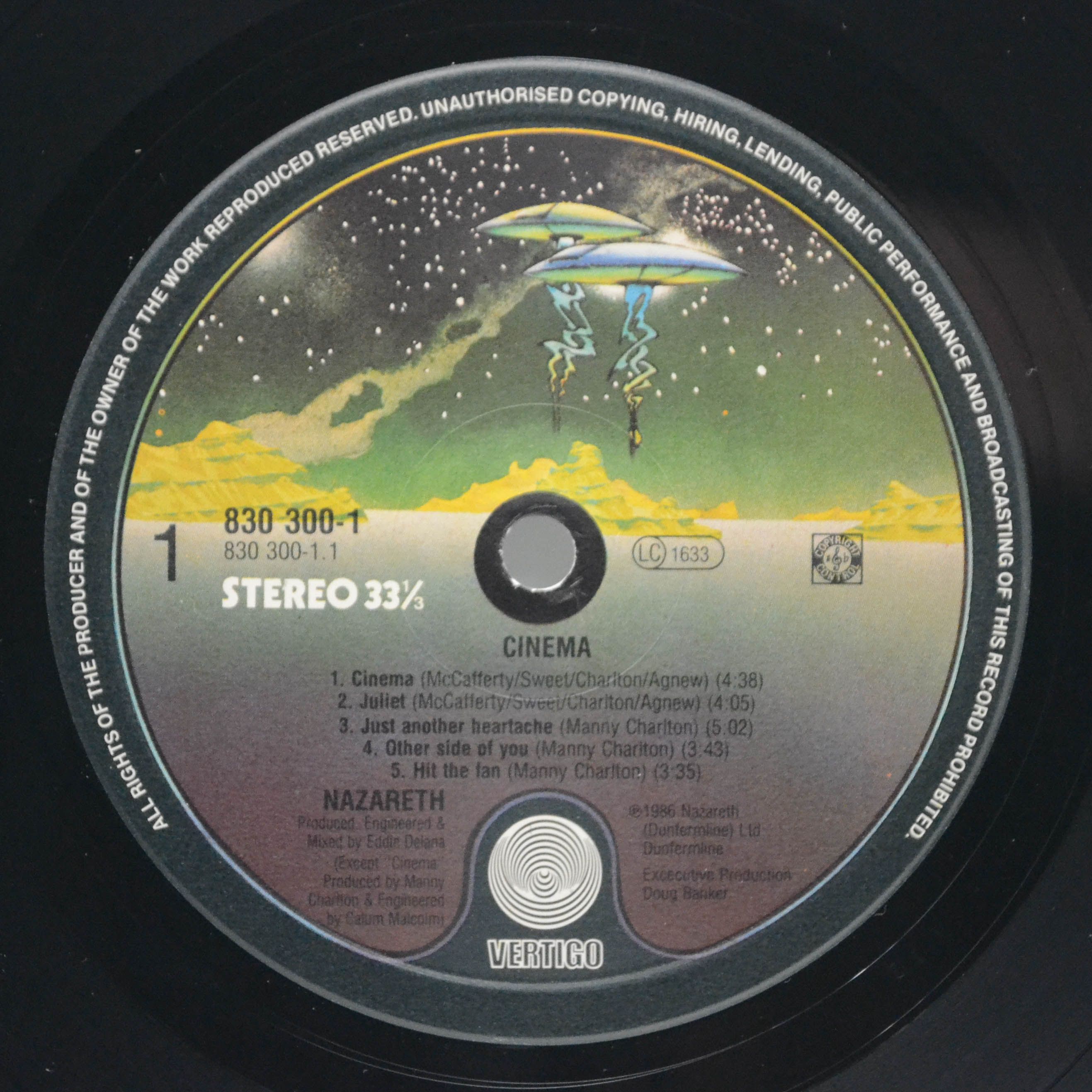 Nazareth — Cinema, 1986