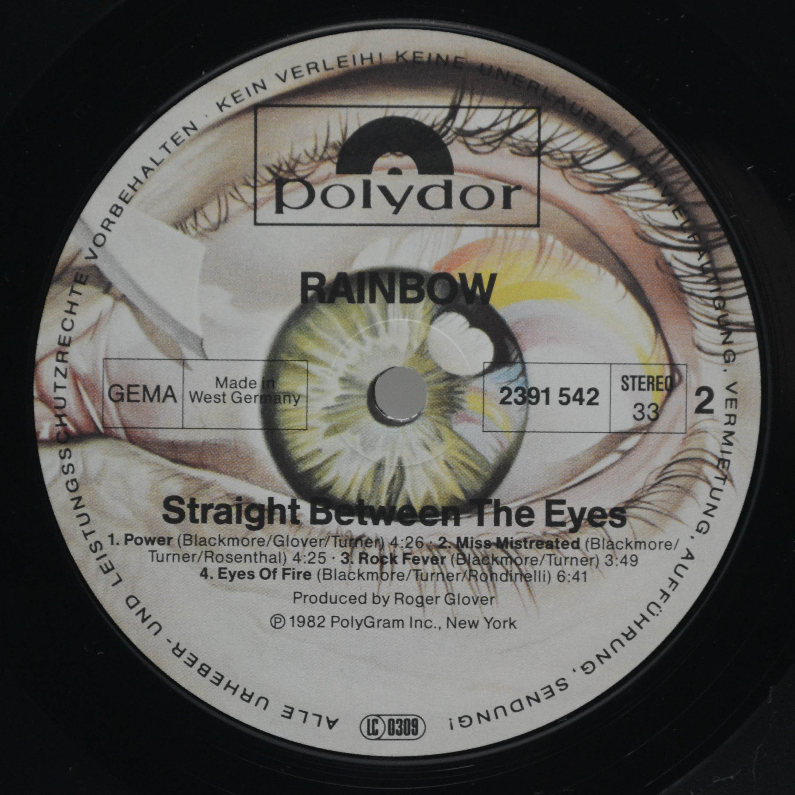 Rainbow — Straight Between The Eyes, 1982