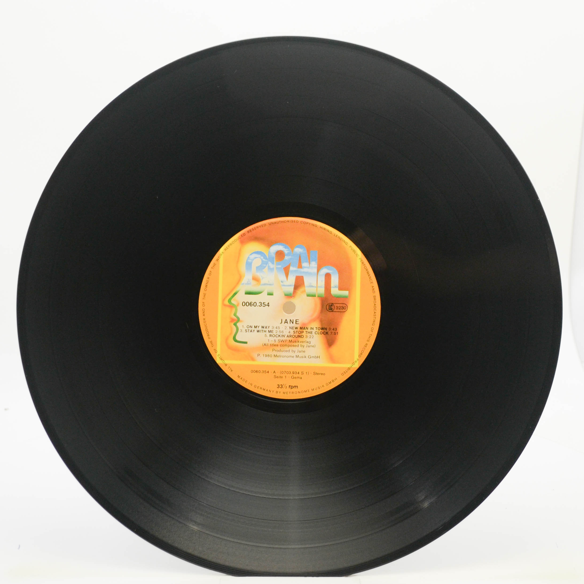 Виниловая пластинка Jane — Jane (1-st, Germany), 1980