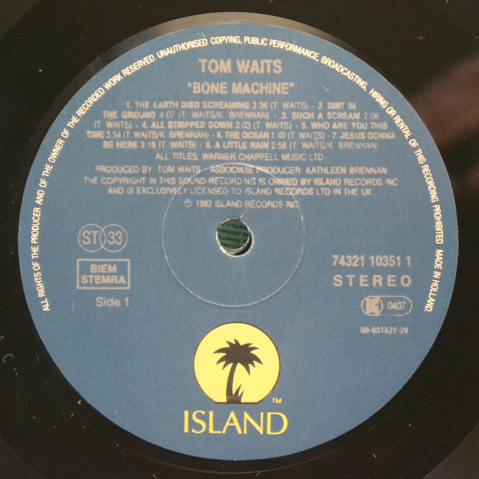 Tom Waits — Bone Machine, 1992