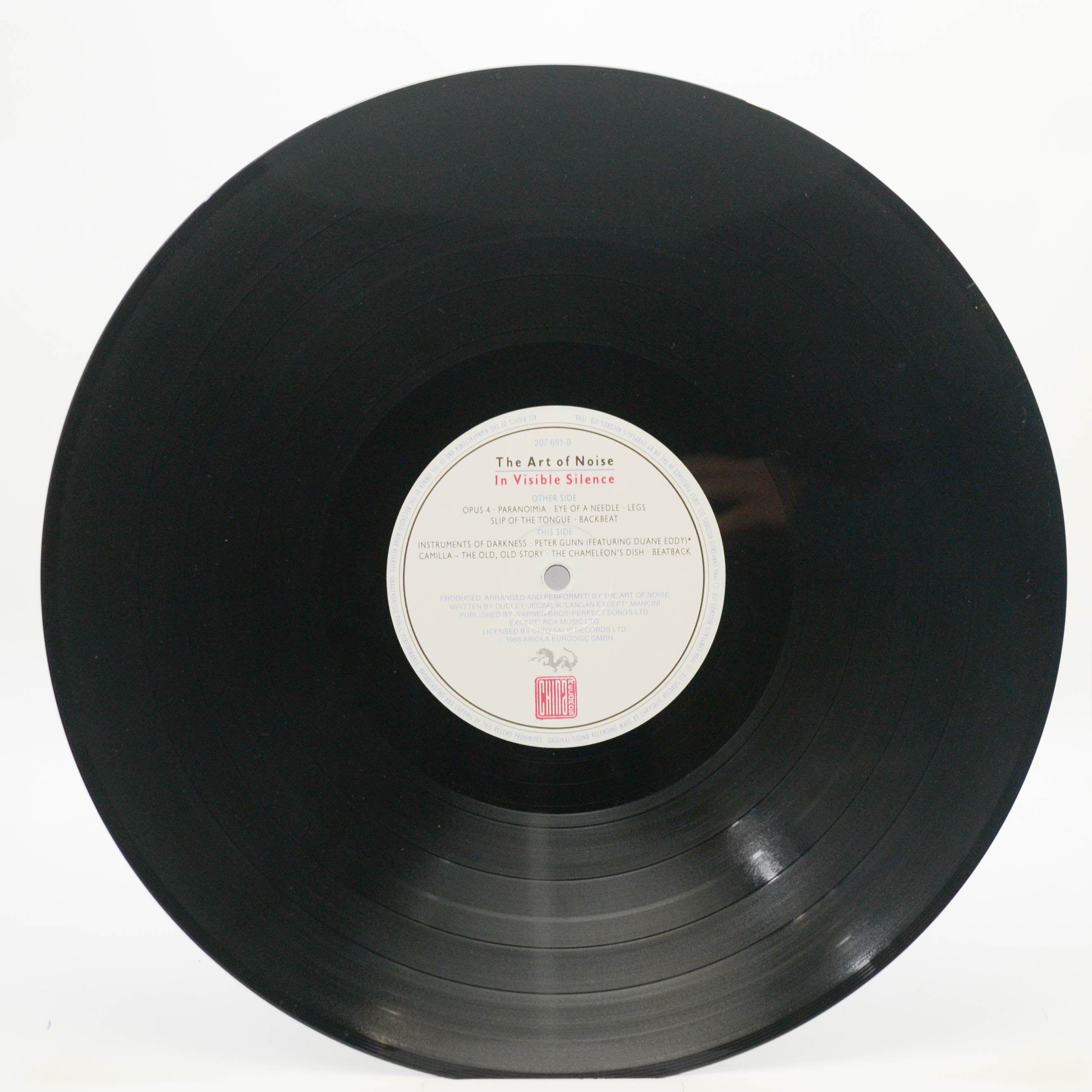 Виниловая пластинка Art Of Noise — In Visible Silence, 1986