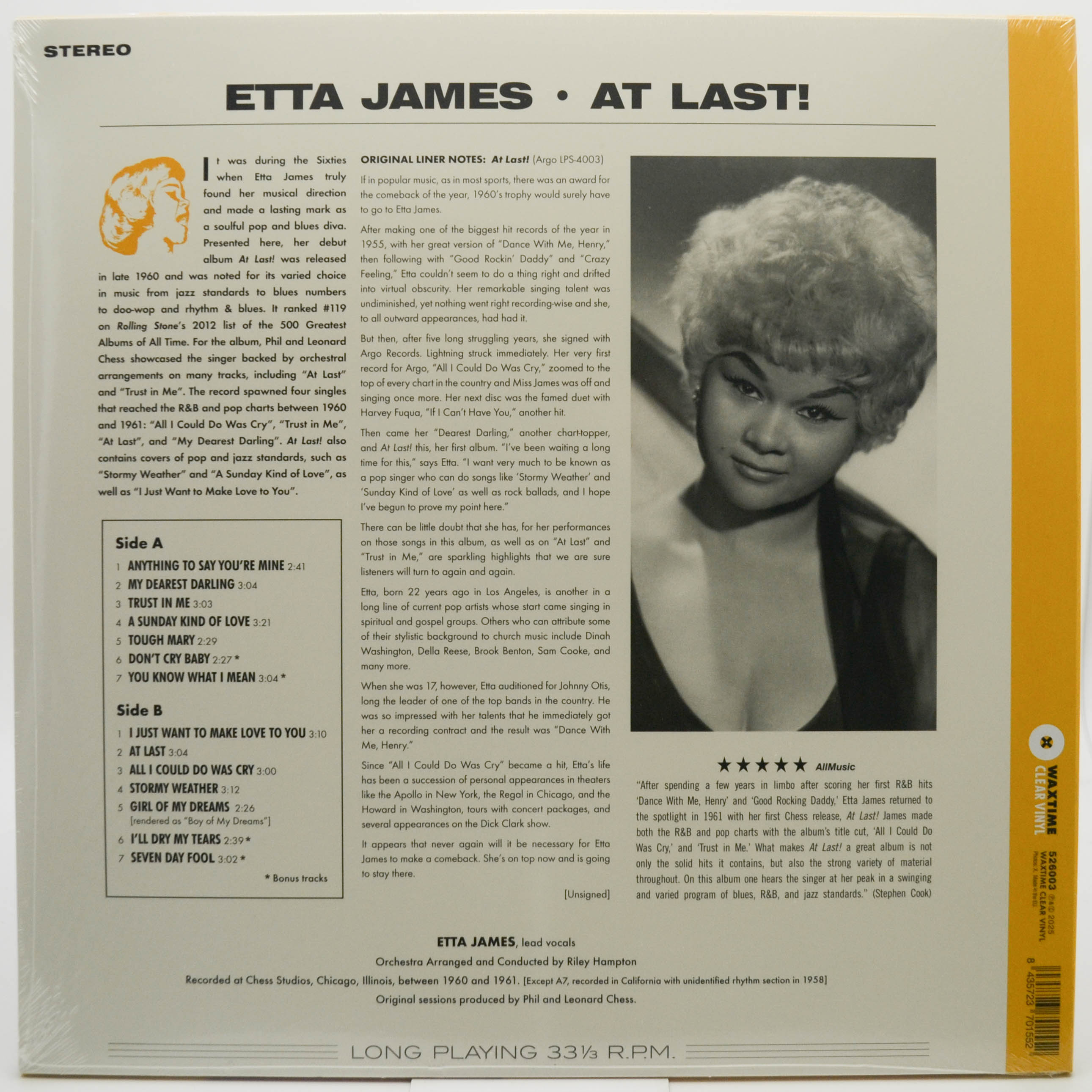 Etta James — At Last!, 1960