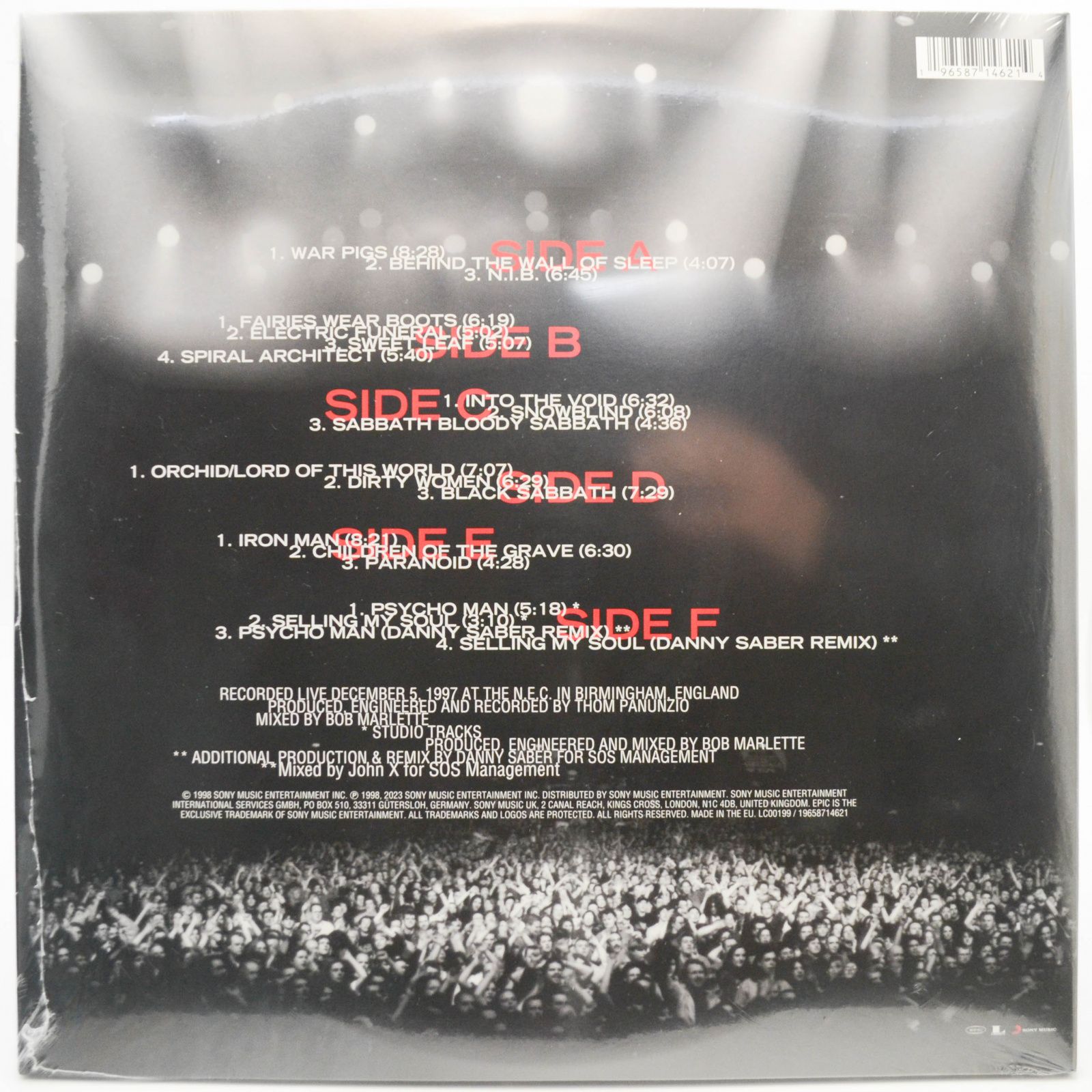 Black Sabbath — Reunion (3LP), 2023